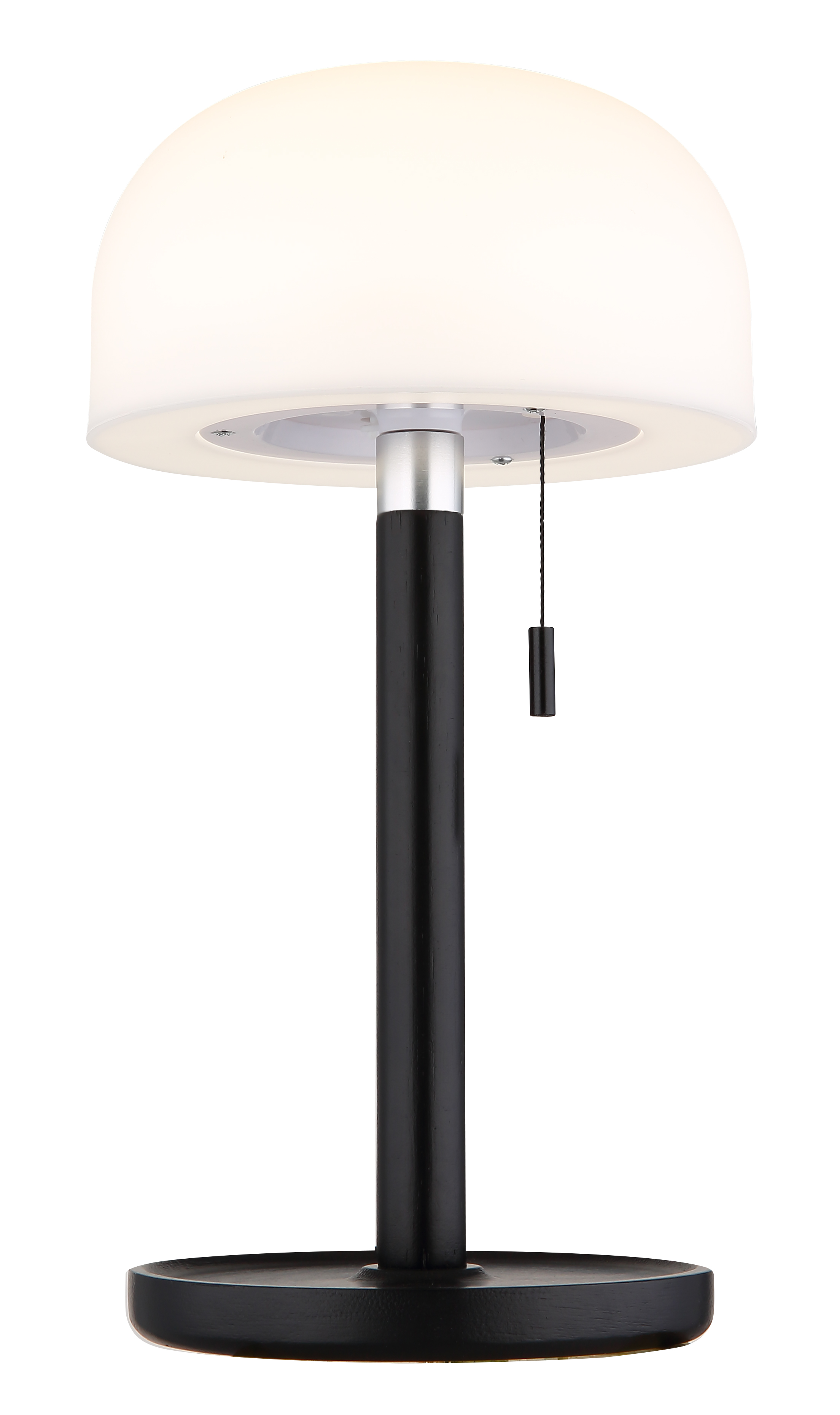 Norman LED-Tischleuchte Acrylglas Bambus 1-flammig