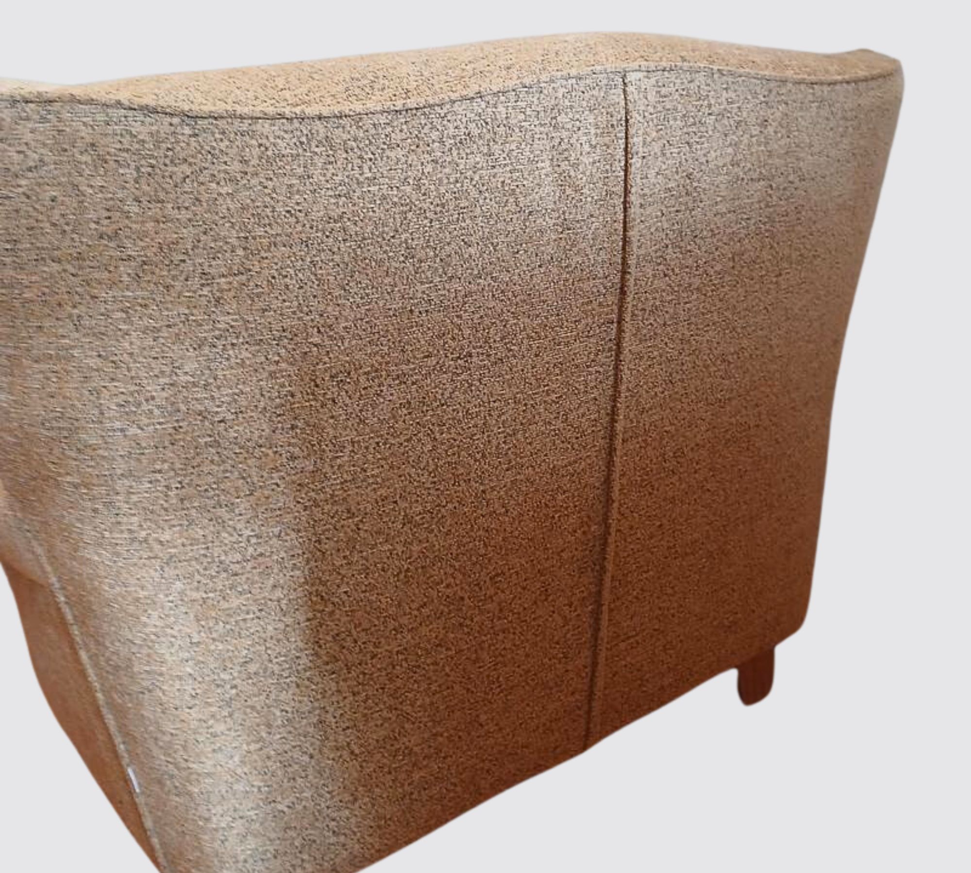 Sessel Textil Holz Gelb