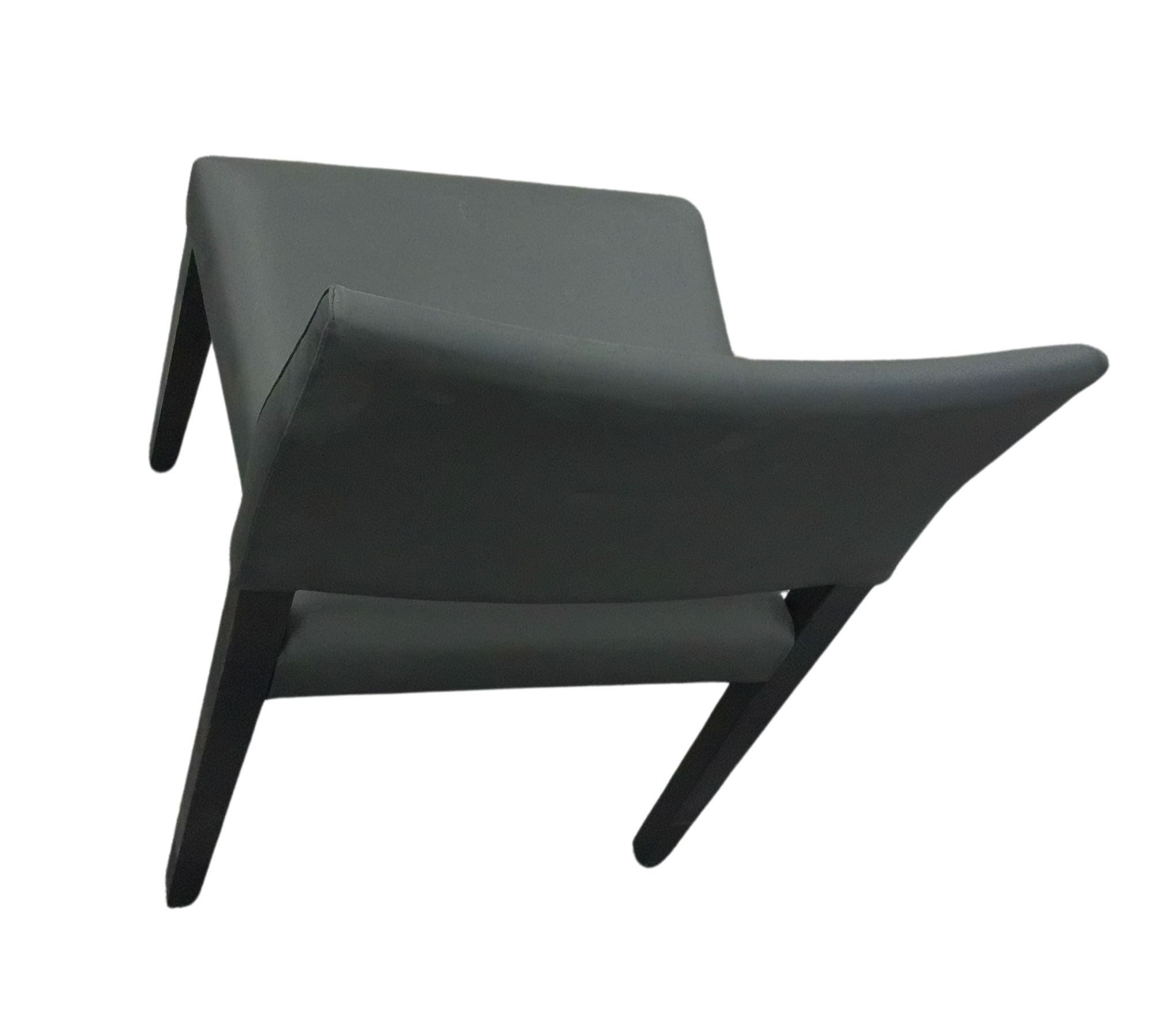 Happy Esszimmerstuhl Leder Holz Schwarz