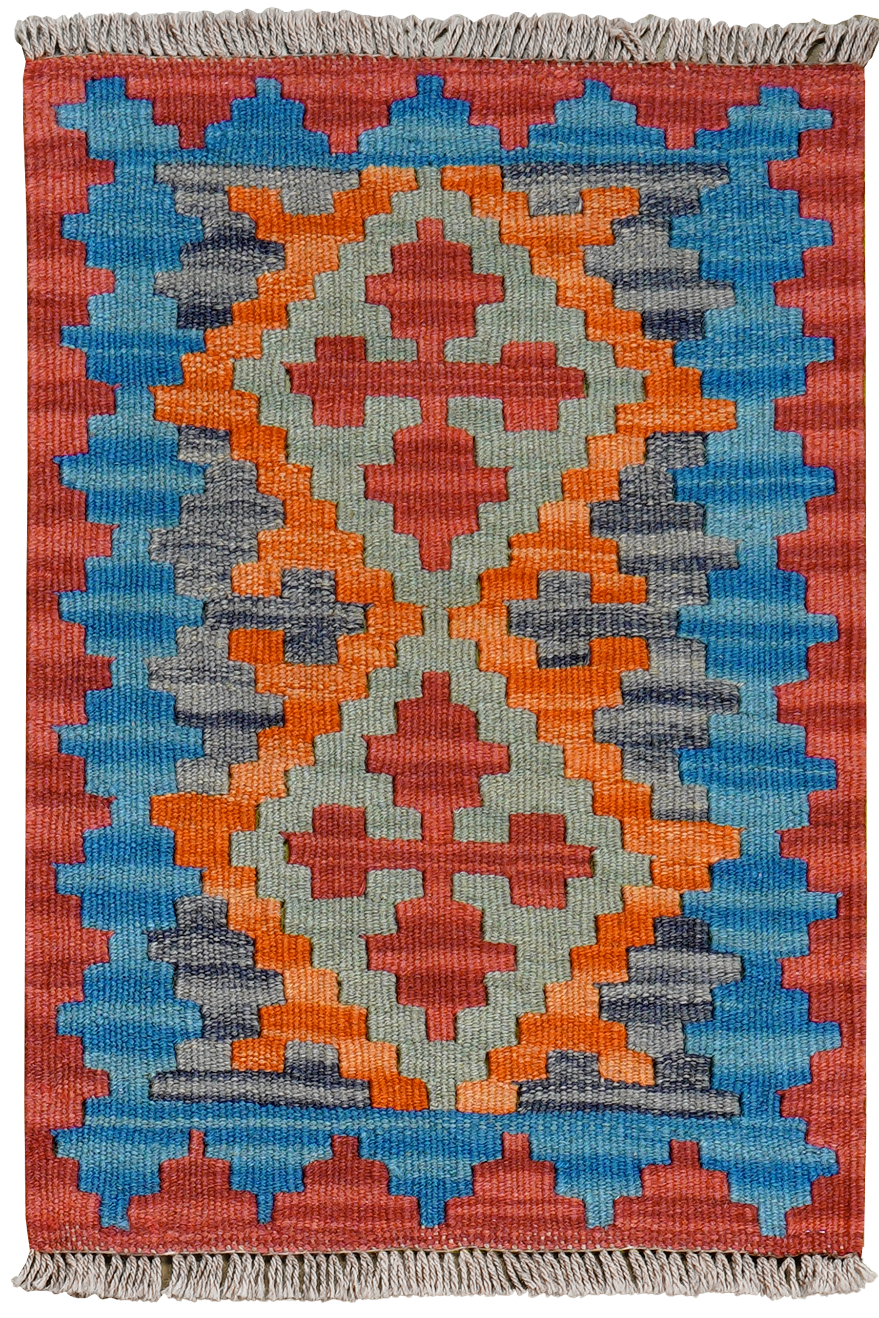 Kilim Gashgai Teppich Wolle Mehrfarbig