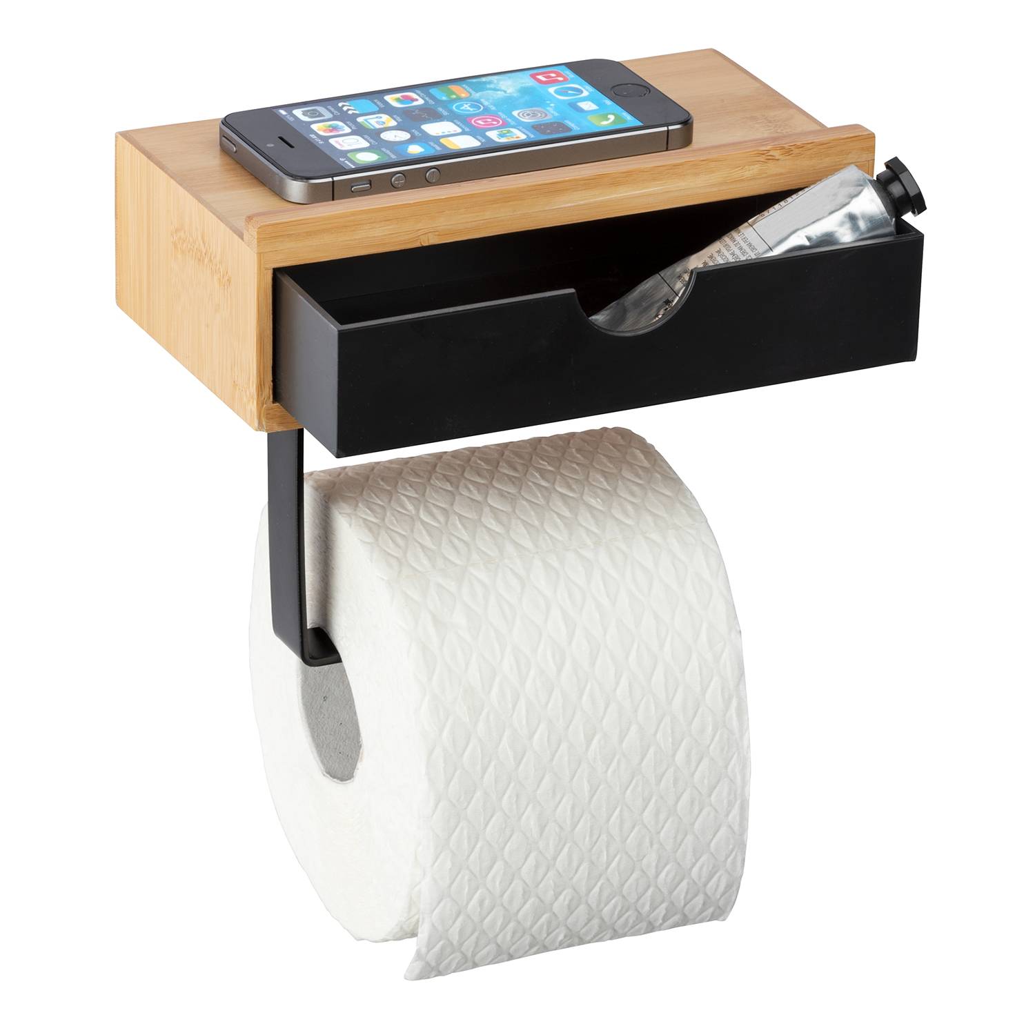 Toilettenpapierhalter Bambusa Bambus Natur