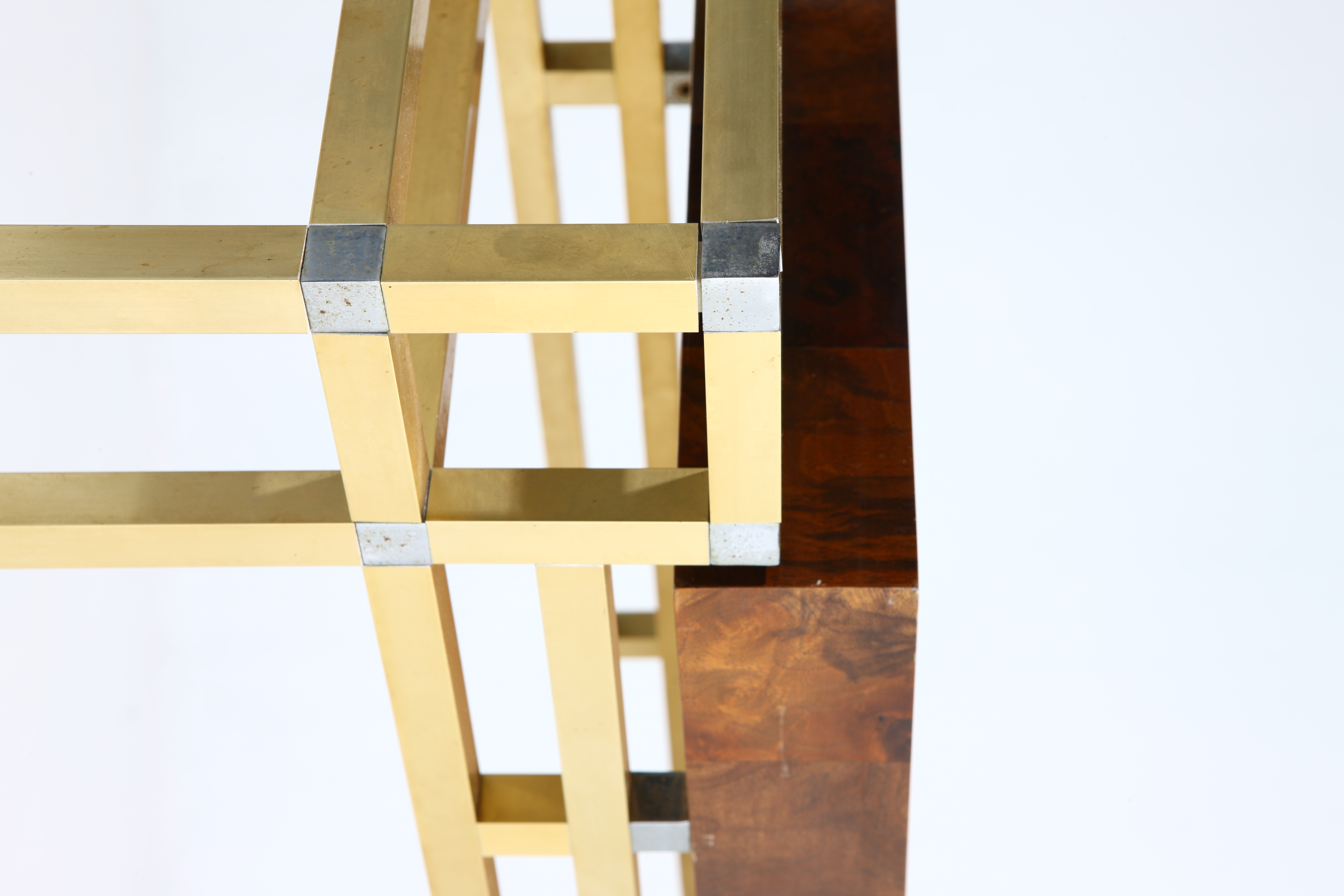 Console table brass 1970s