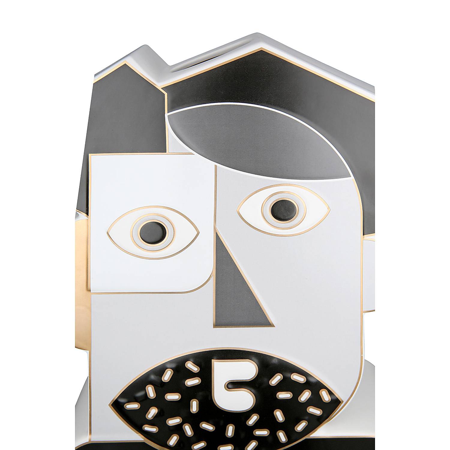 Picasso Vase Keramik Weiß