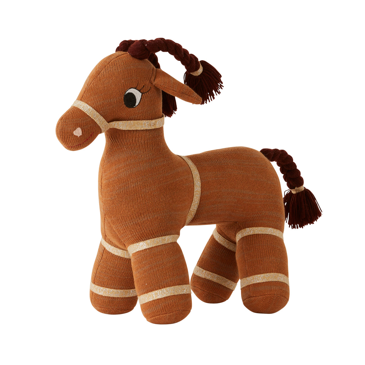 Taffy Goat Stuffed Animal Organic Cotton Brown