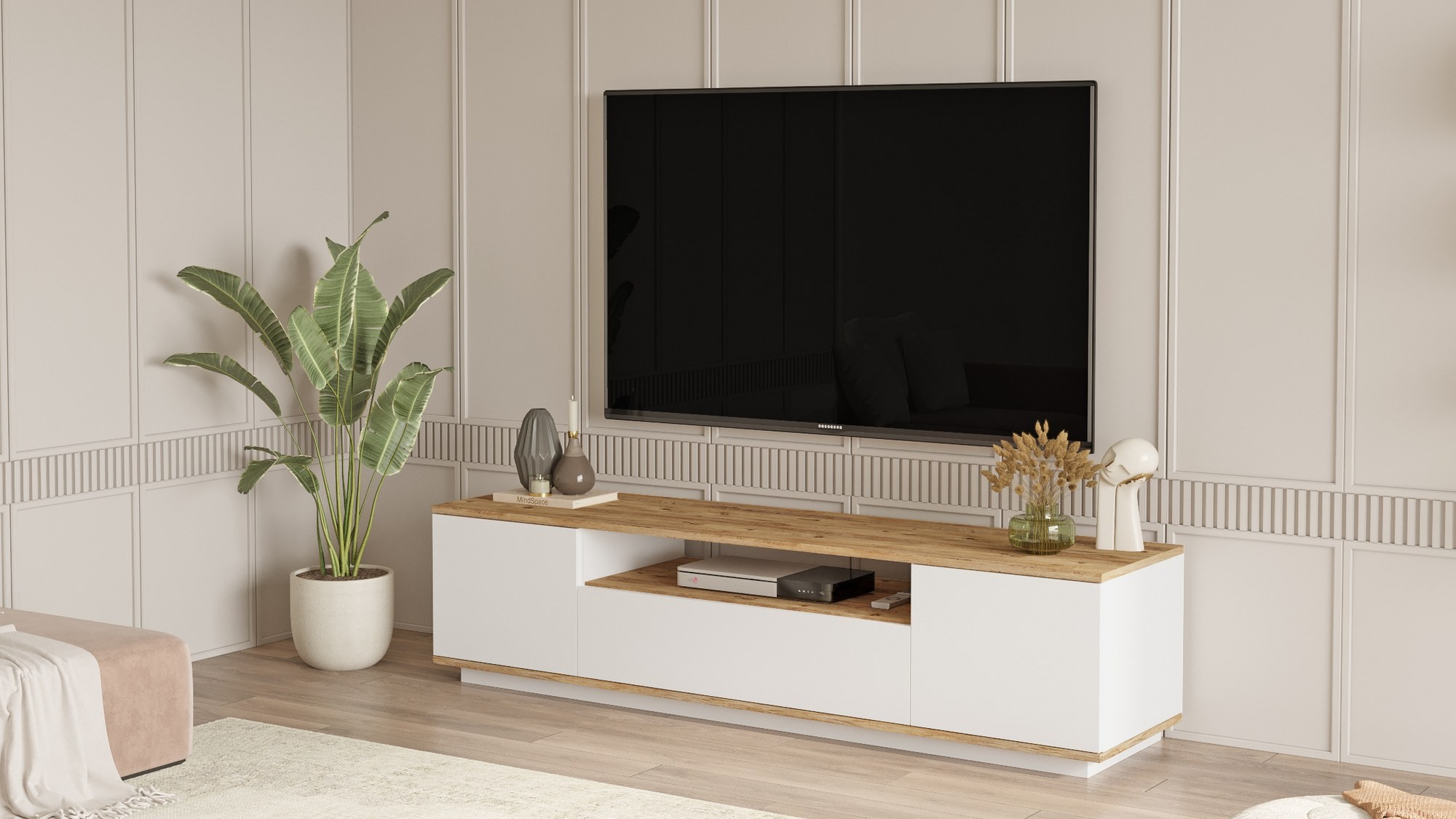 FR7-AW TV-Ständer Weiß