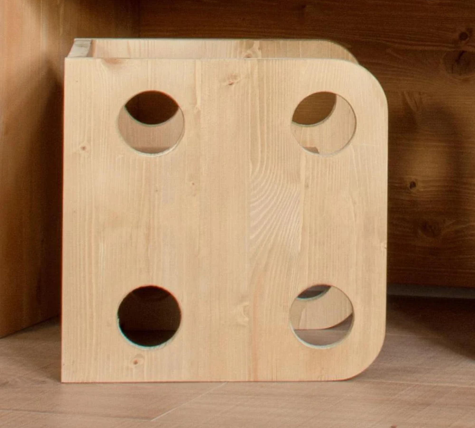 Chay Kinderstuhl Holz Sand