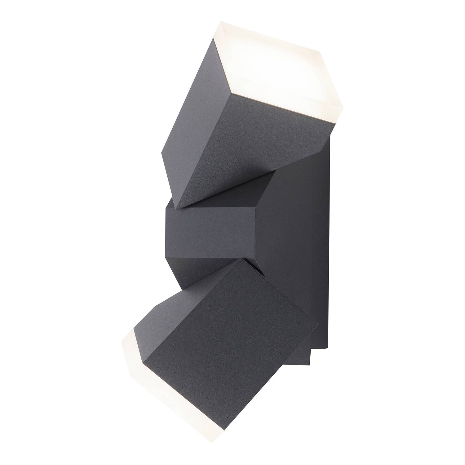 LED-Wandleuchte Ryan Acrylglas Aluminium
