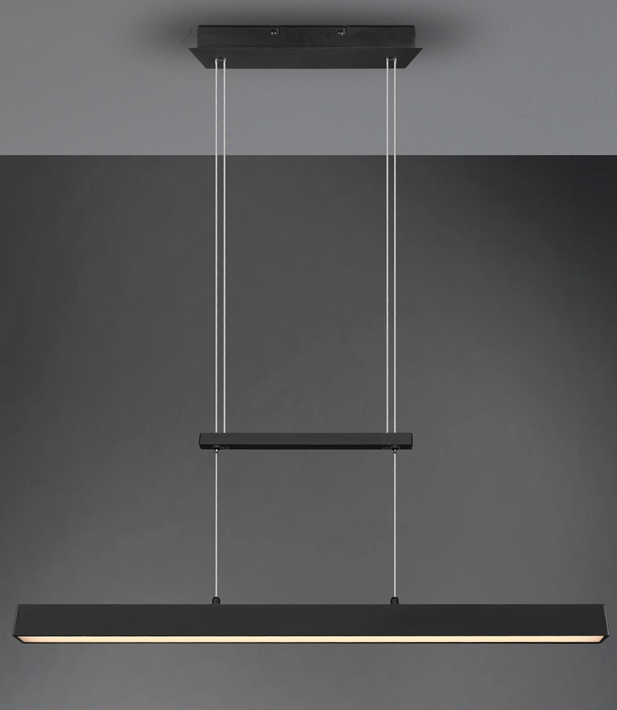 LED Minimalist Pendant Light Black