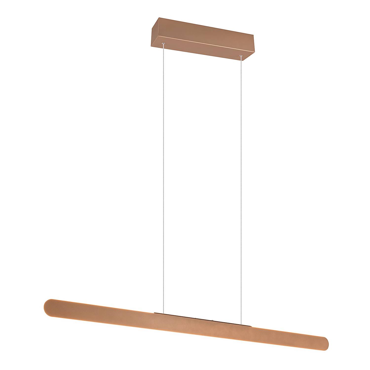 LED-Pendelleuchte Helios Eisen Braun Breite: 100 cm