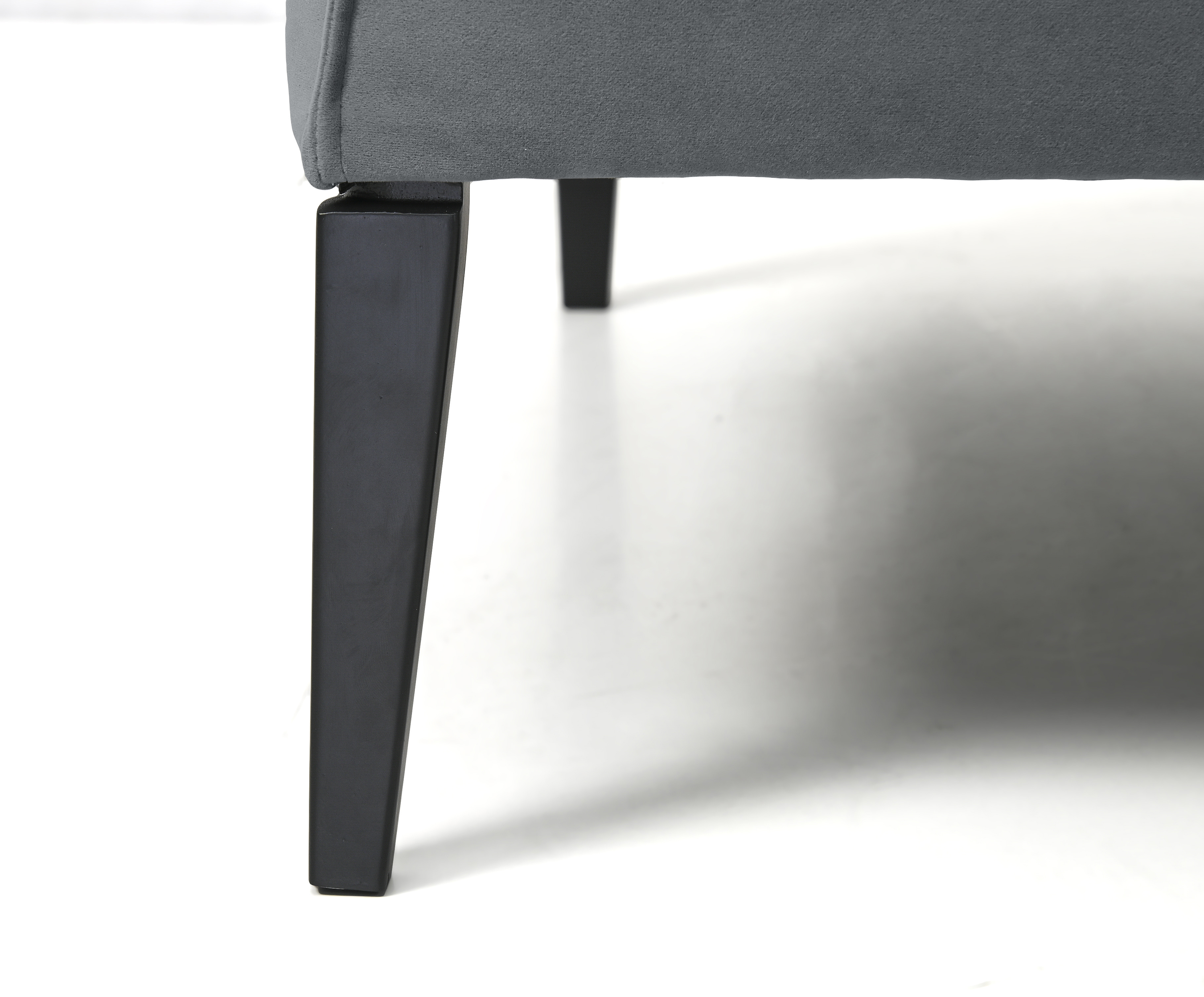 Dolce Sofa 3-Sitzer Samt Grau