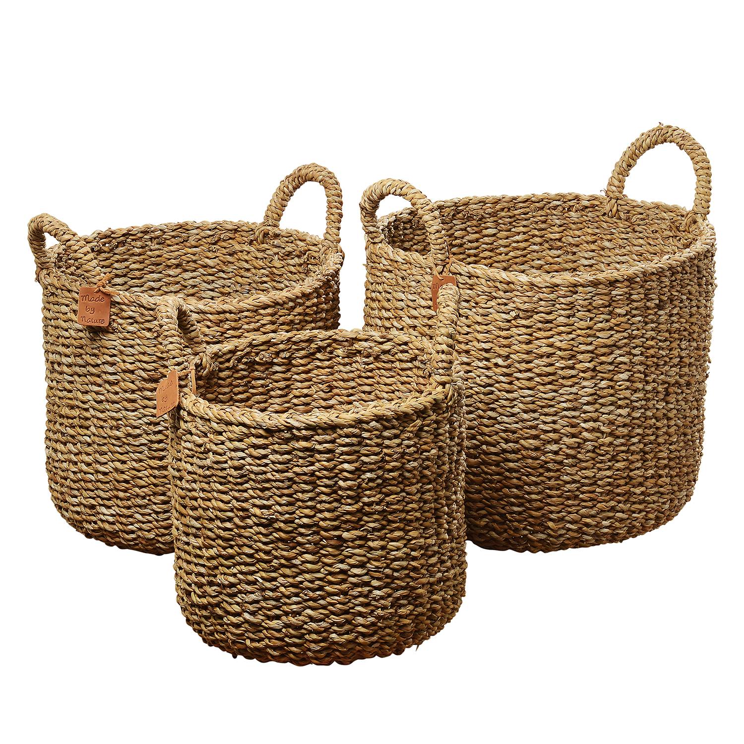 Korb Sophy 3er Set Seegras Braun