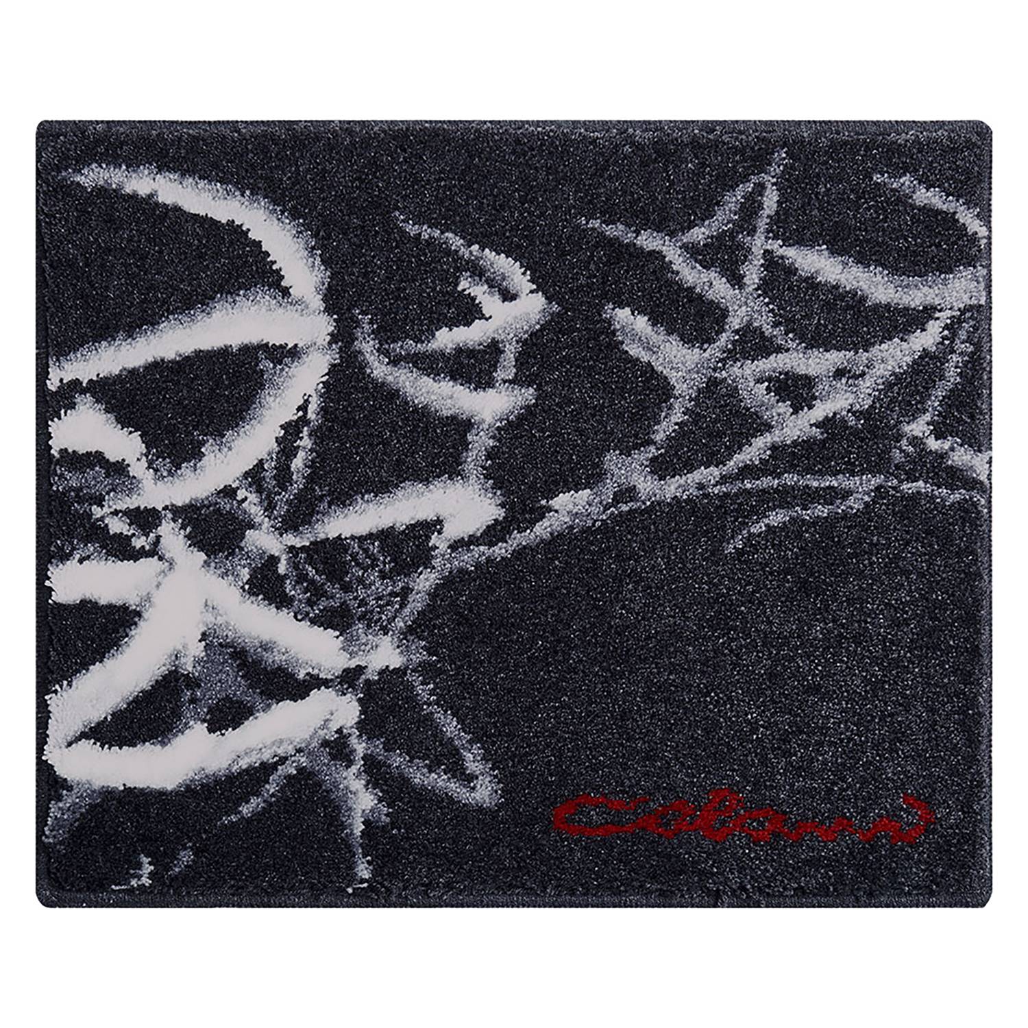 Badematte Colani 23 Kunstfaser Anthrazit 50 x 60 cm