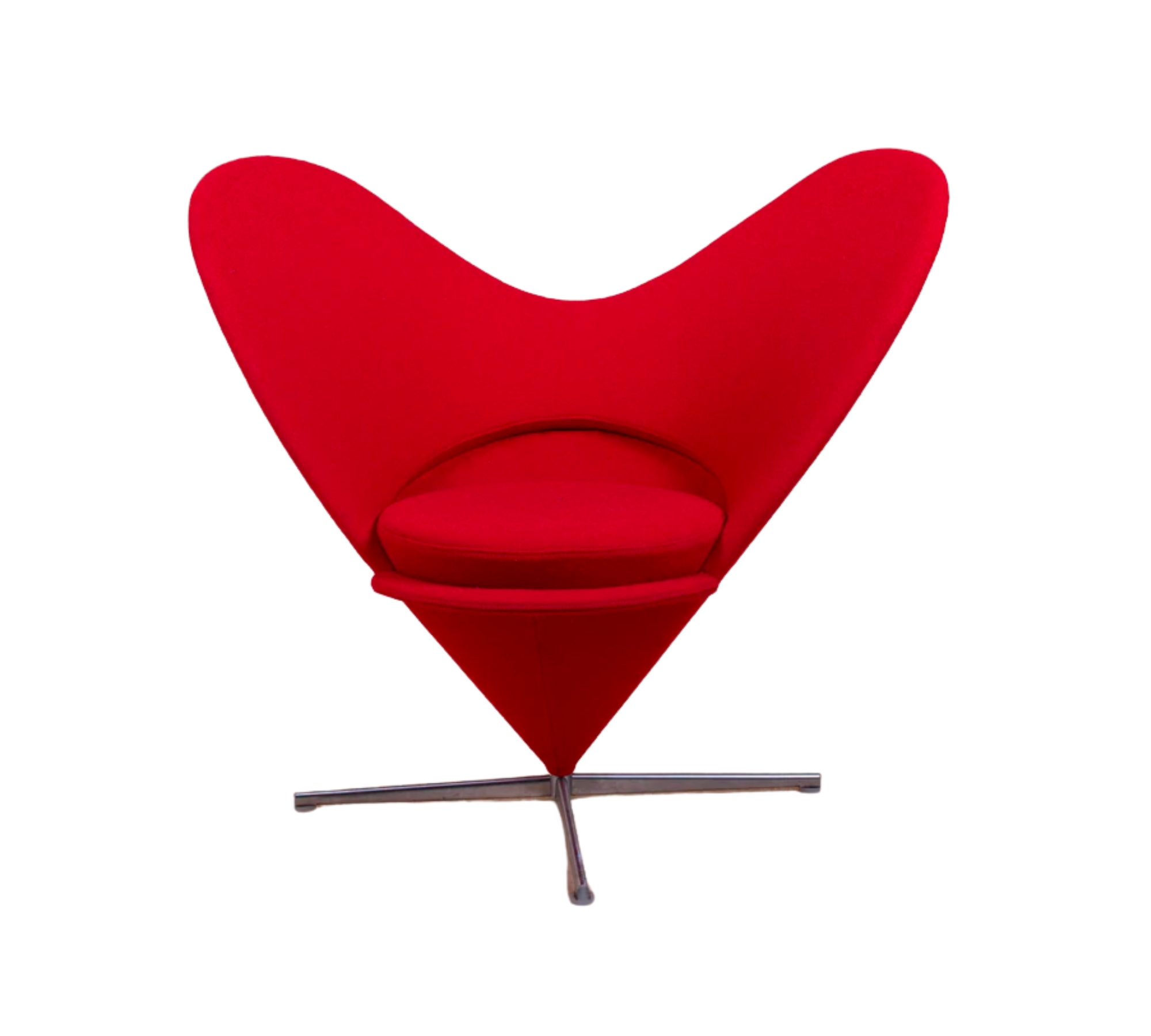 Heart Cone Chair von Verner Panton Rot