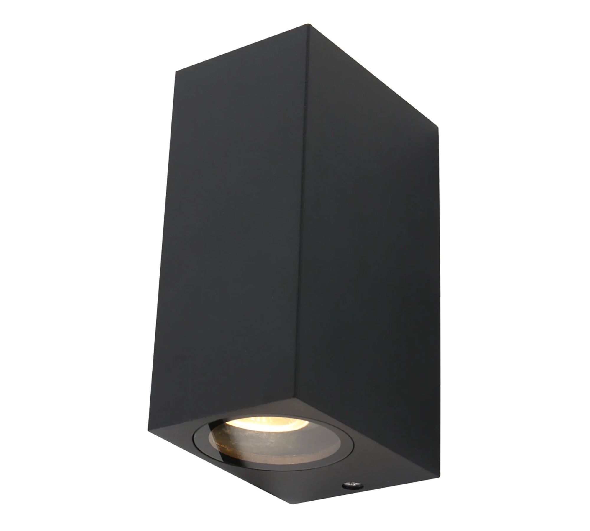 Outdoor LED Wandleuchte 2-flammig Aluminium