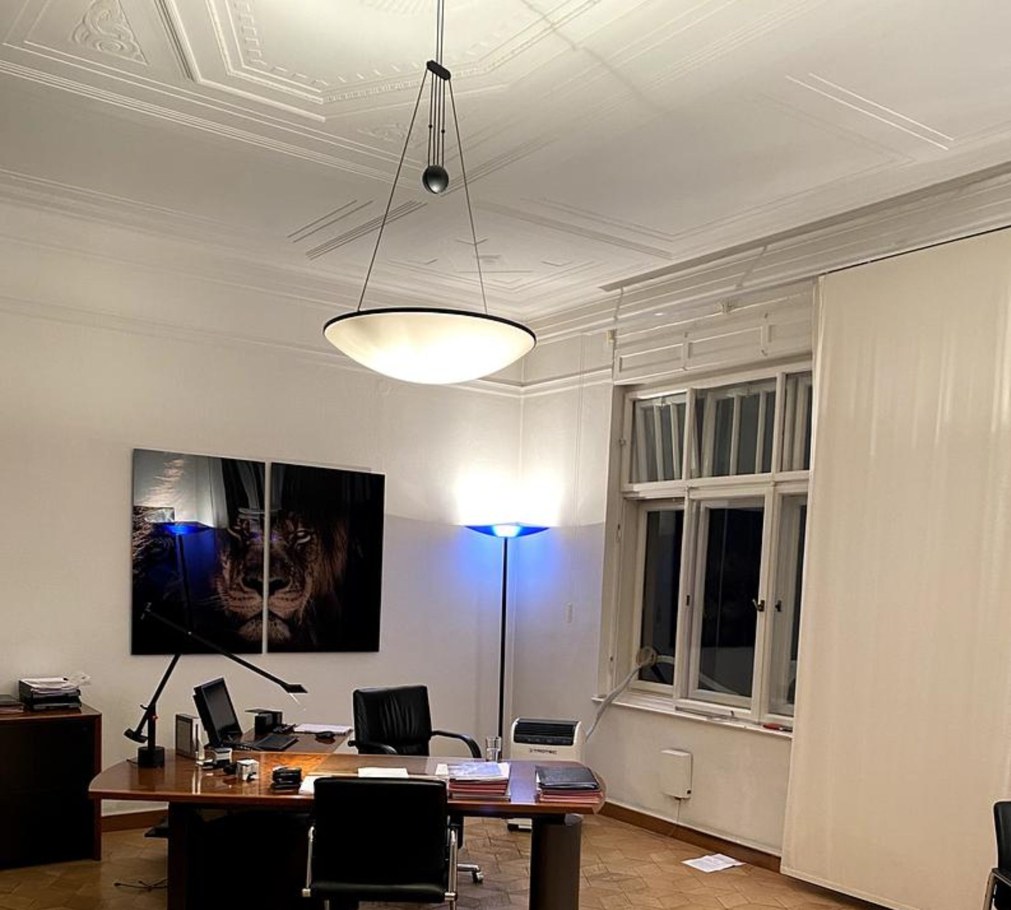 7x Luceplan Trama Deckenlampe Weiß
