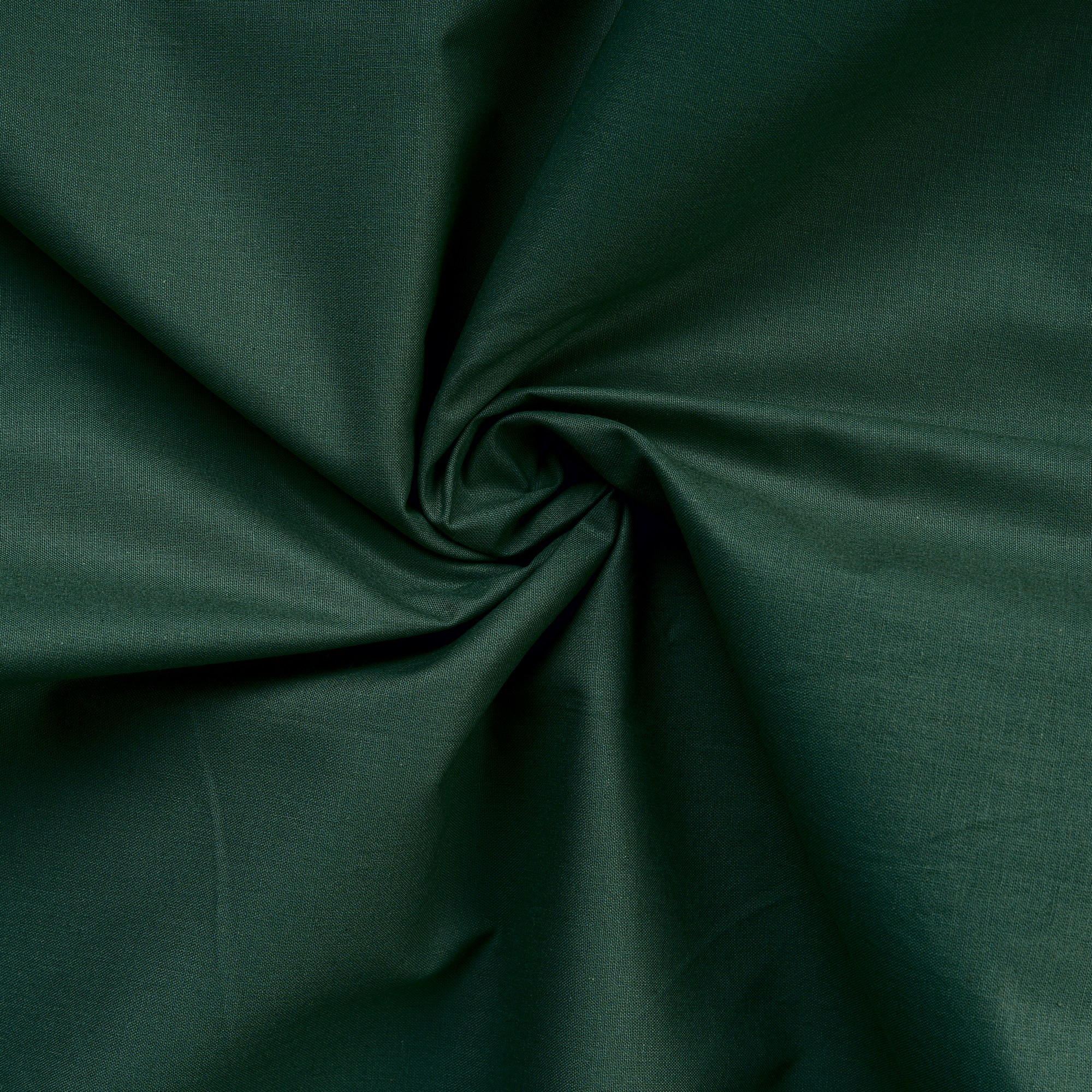 2x Federa Ranforce Cotone Verde scuro