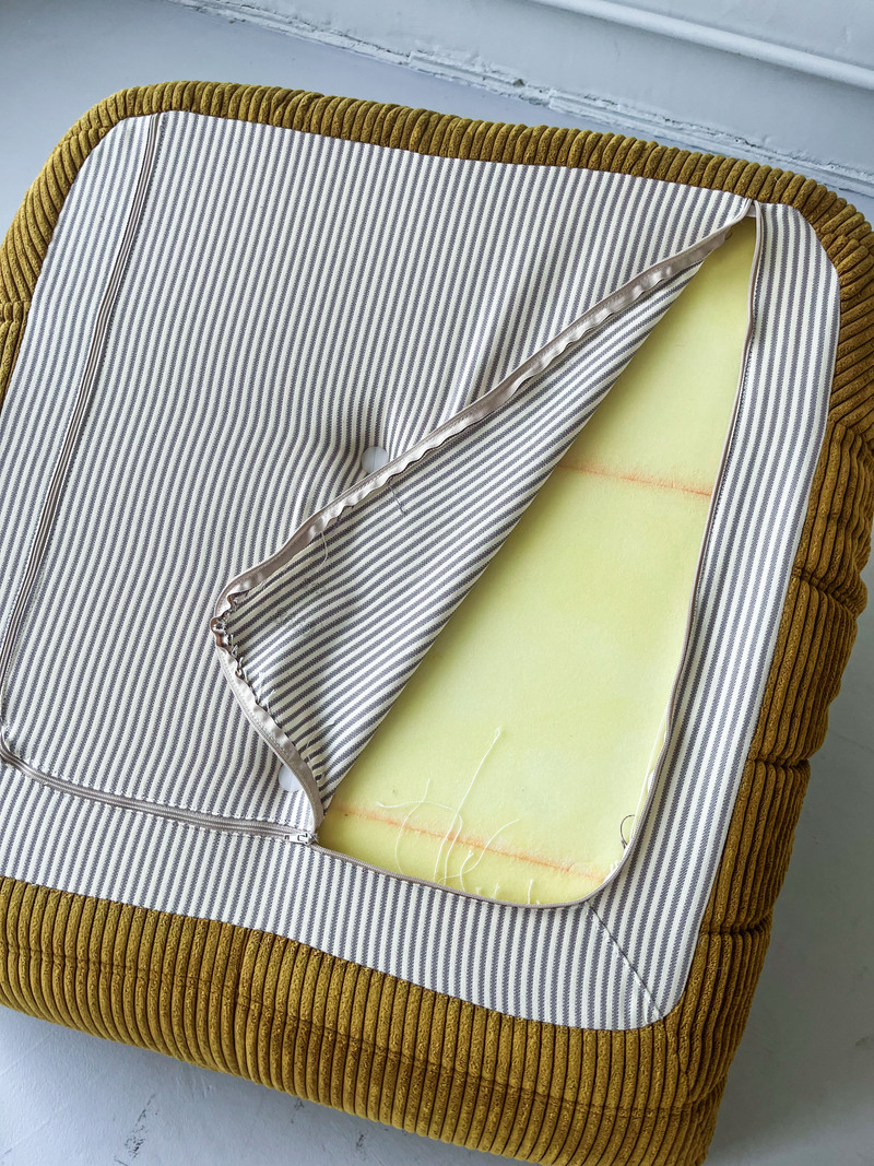 Togo Armchair Cord Sand Brown