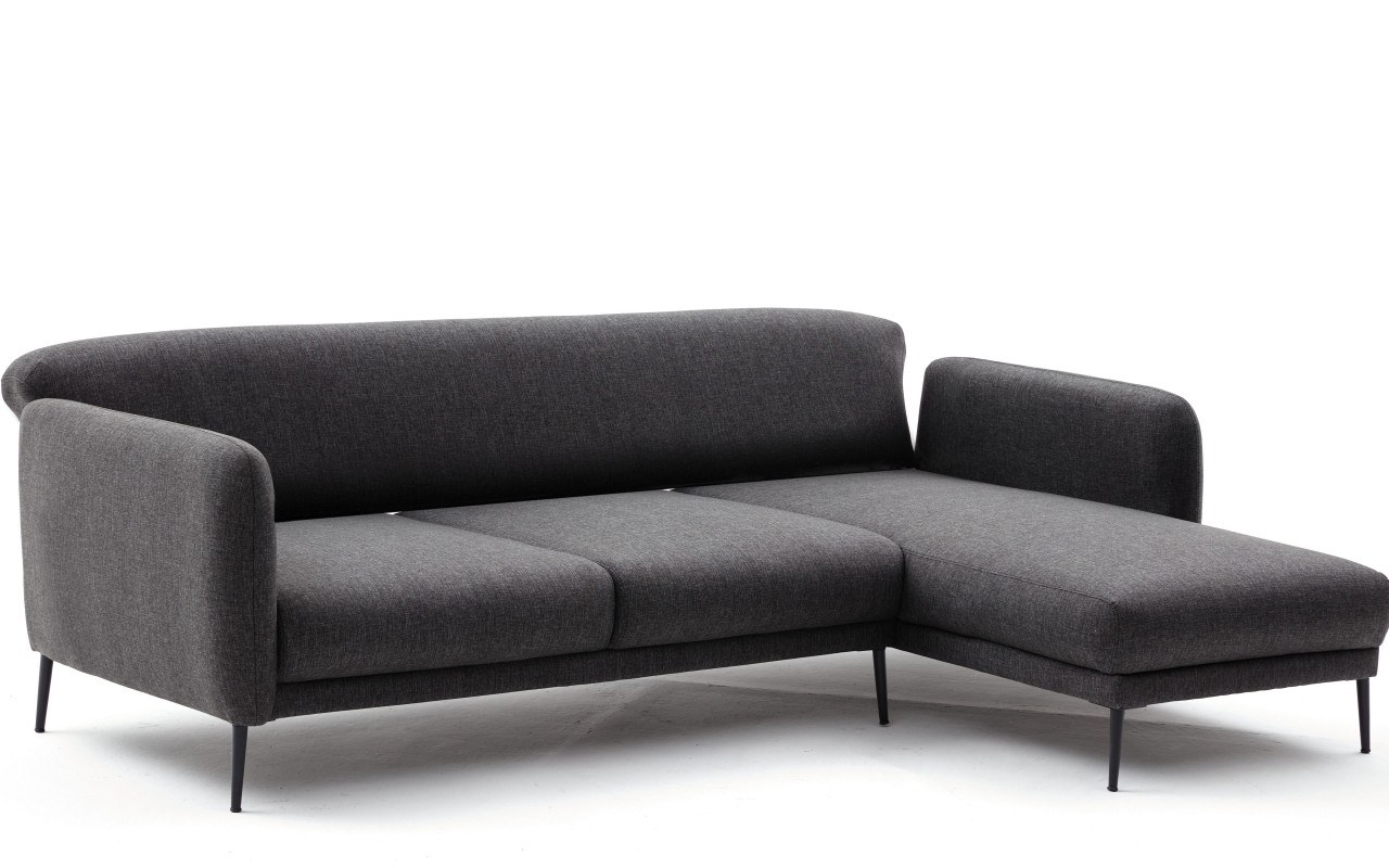 Venus Sofa Récamiere Rechts Anthrazit