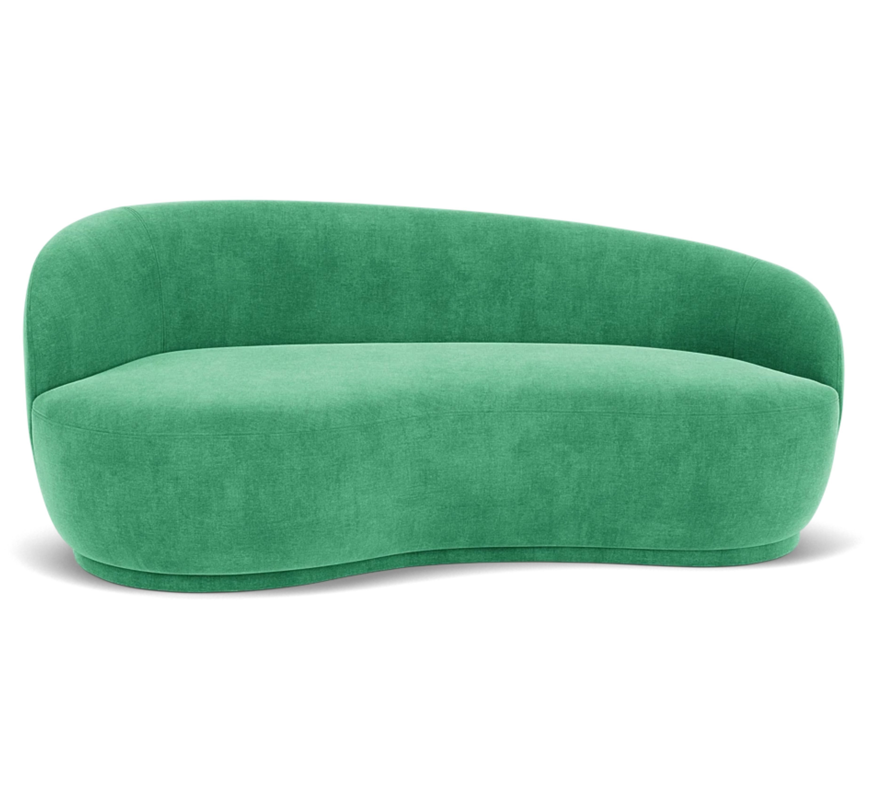 Rose Sofa 2,5-Sitzer Links Moss Grass Green