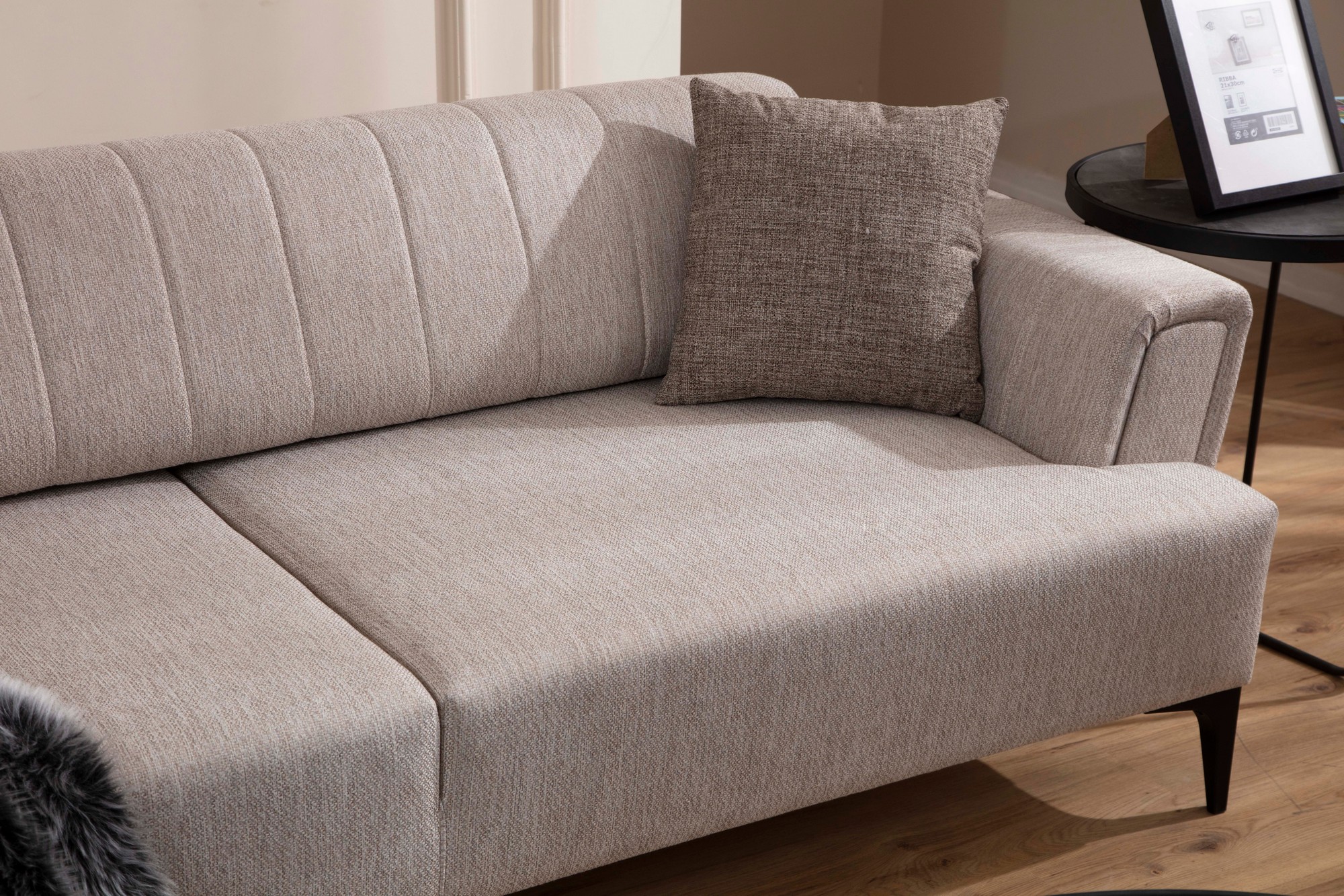 Hamlet 3-seater sofa bed Beige