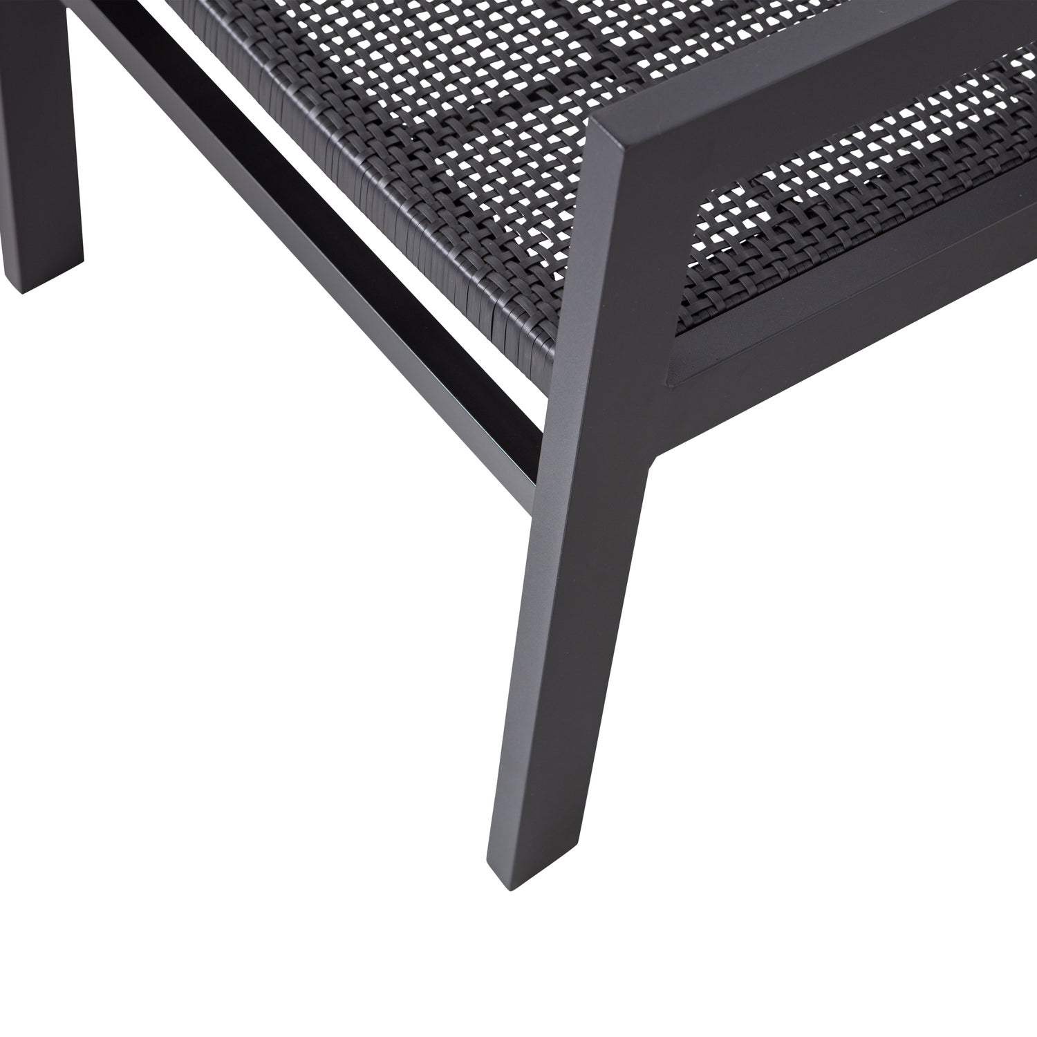 Pem Sessel Aluminium Schwarz