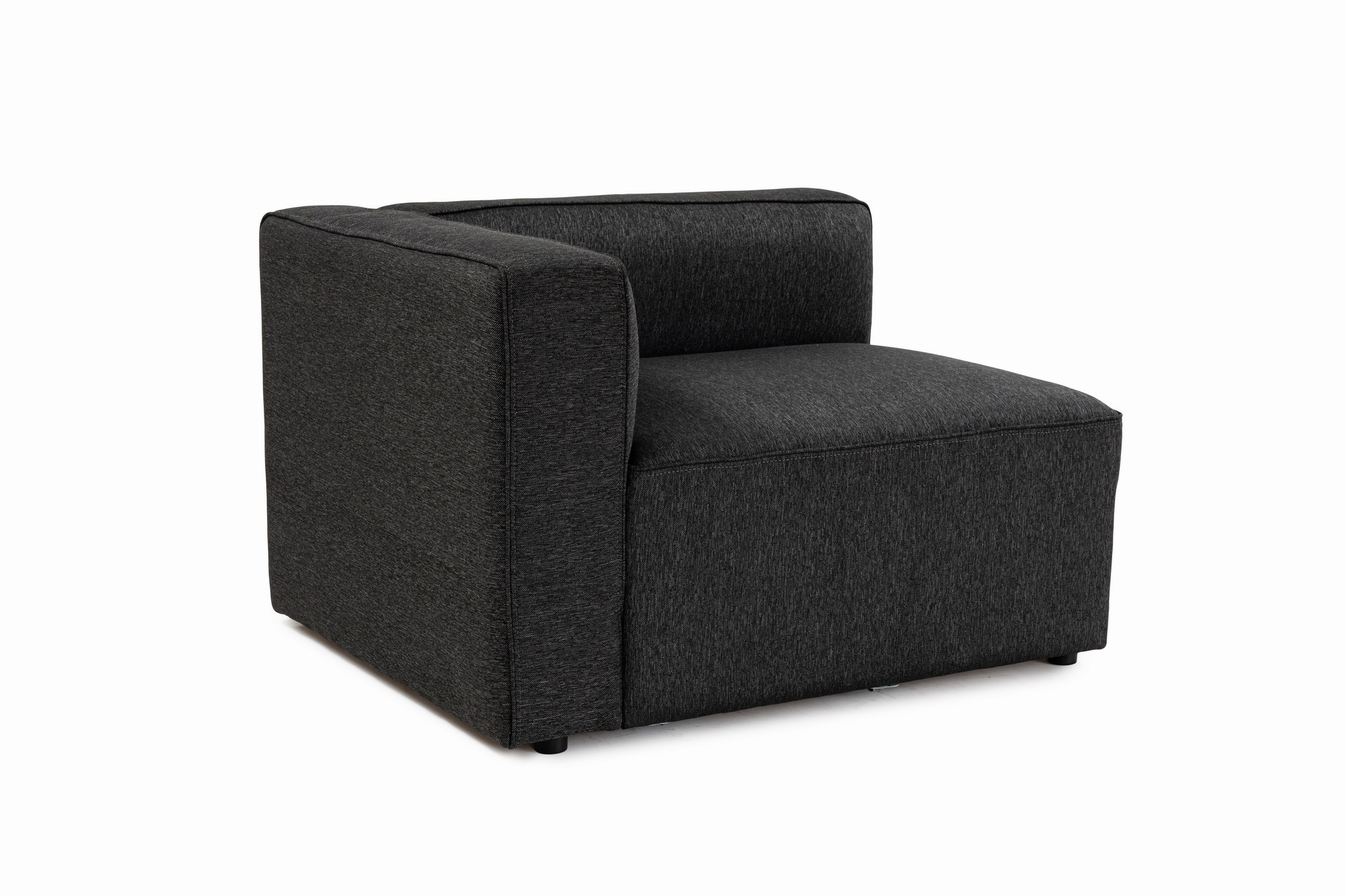 Mora XL 2-Sitzer Sofa Schwarzgrau