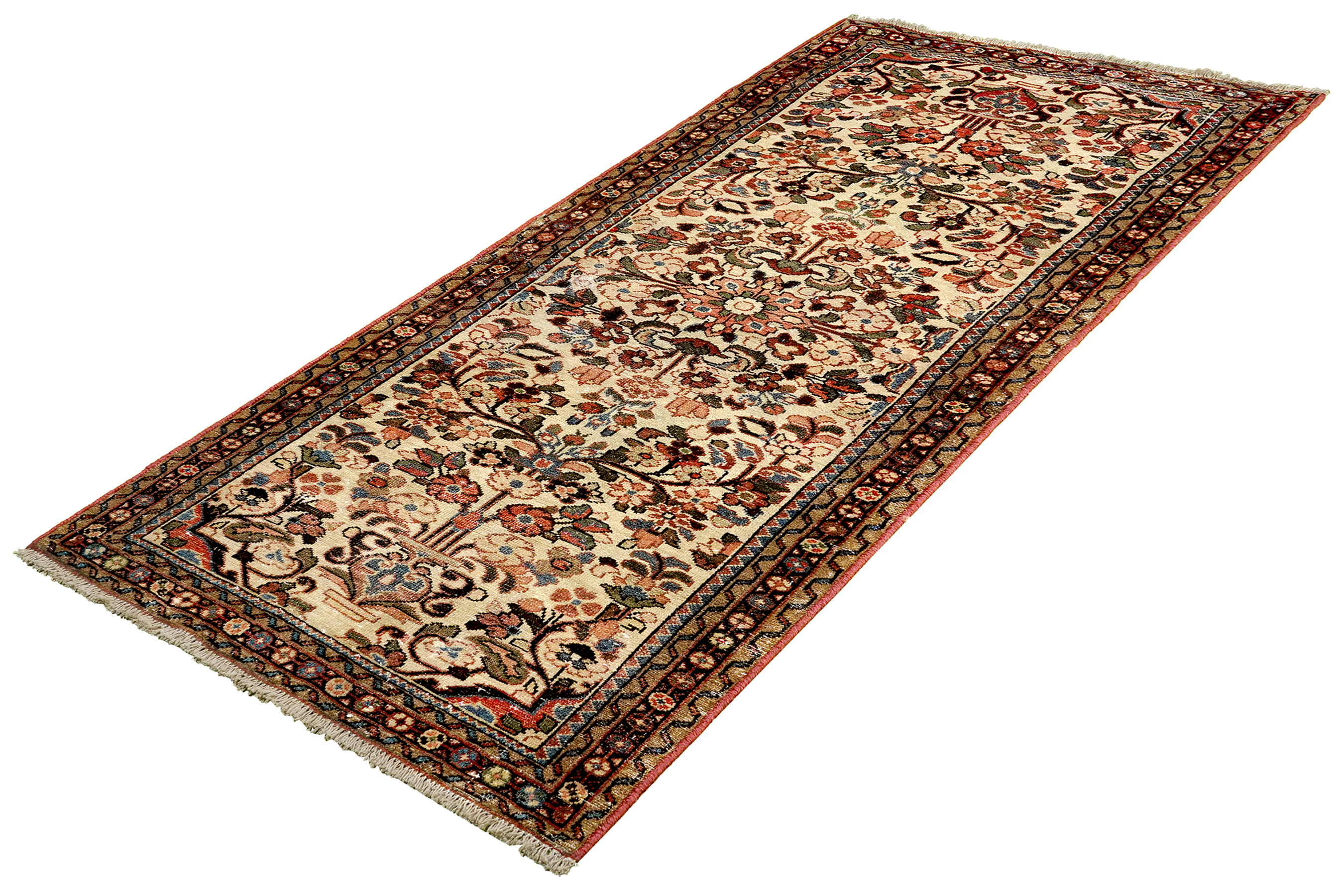 Heritage Teppich Wolle Braun