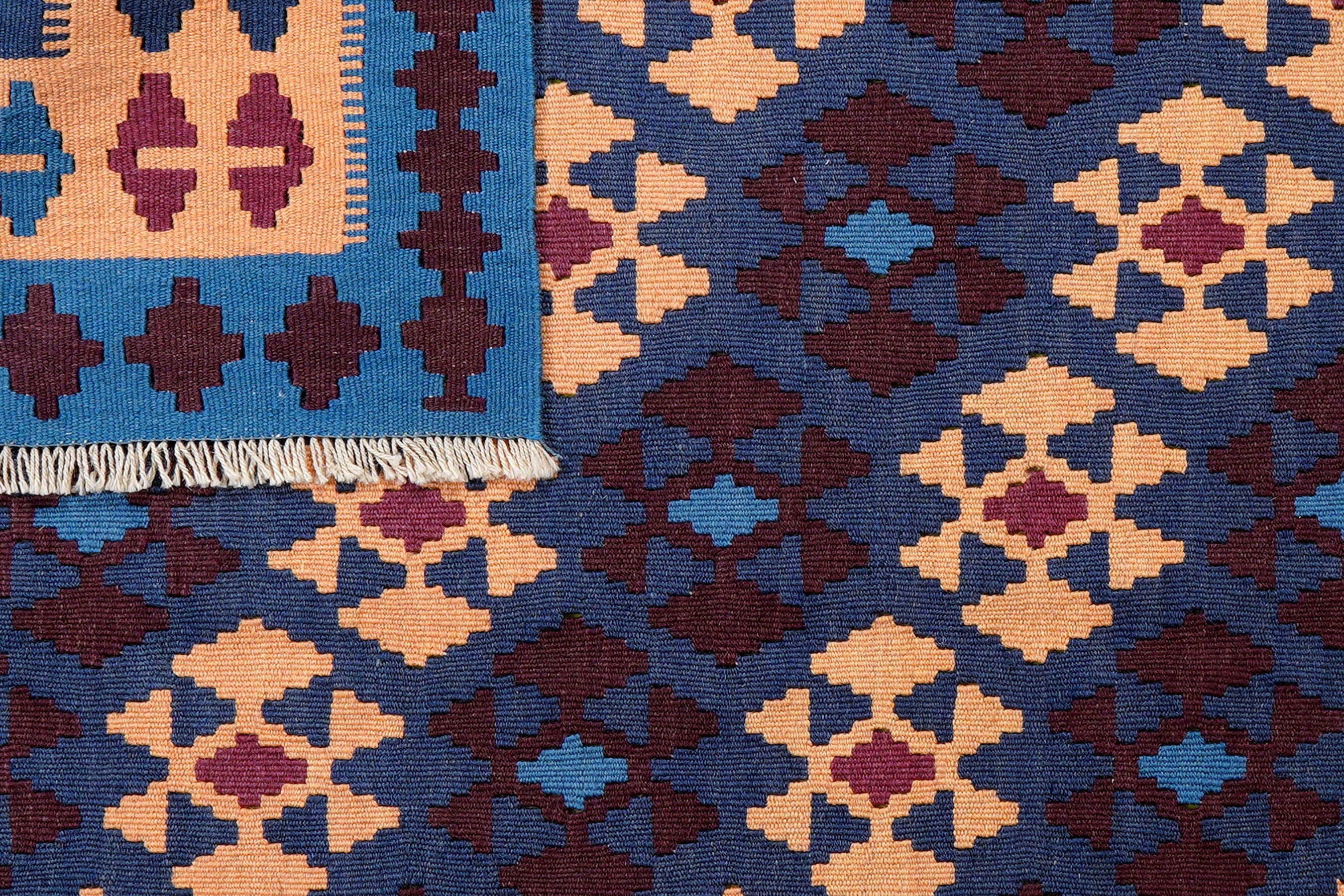 Kelim Gashgai Teppich Wolle Mehrfarbig
