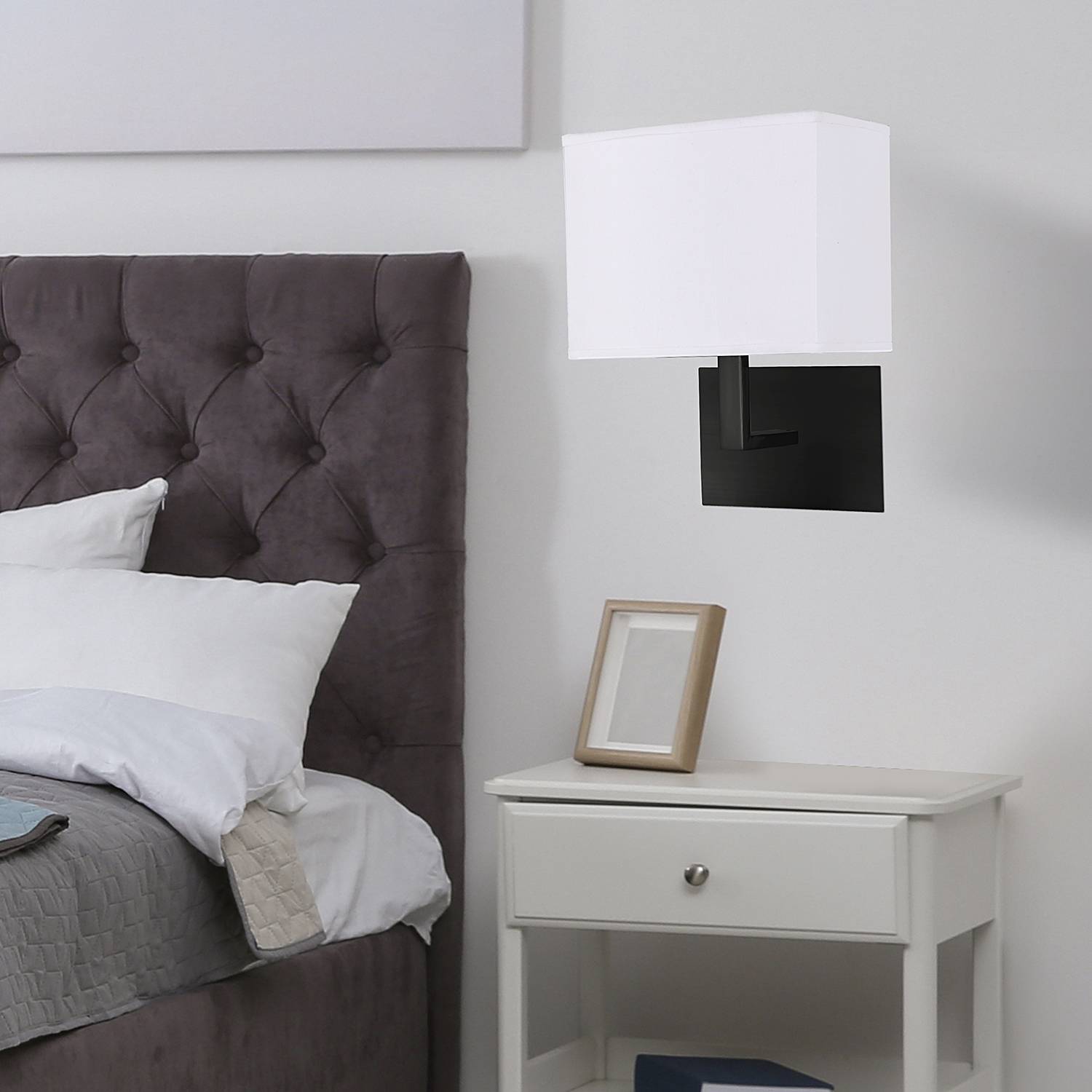 LED-Wandleuchte Schwarz