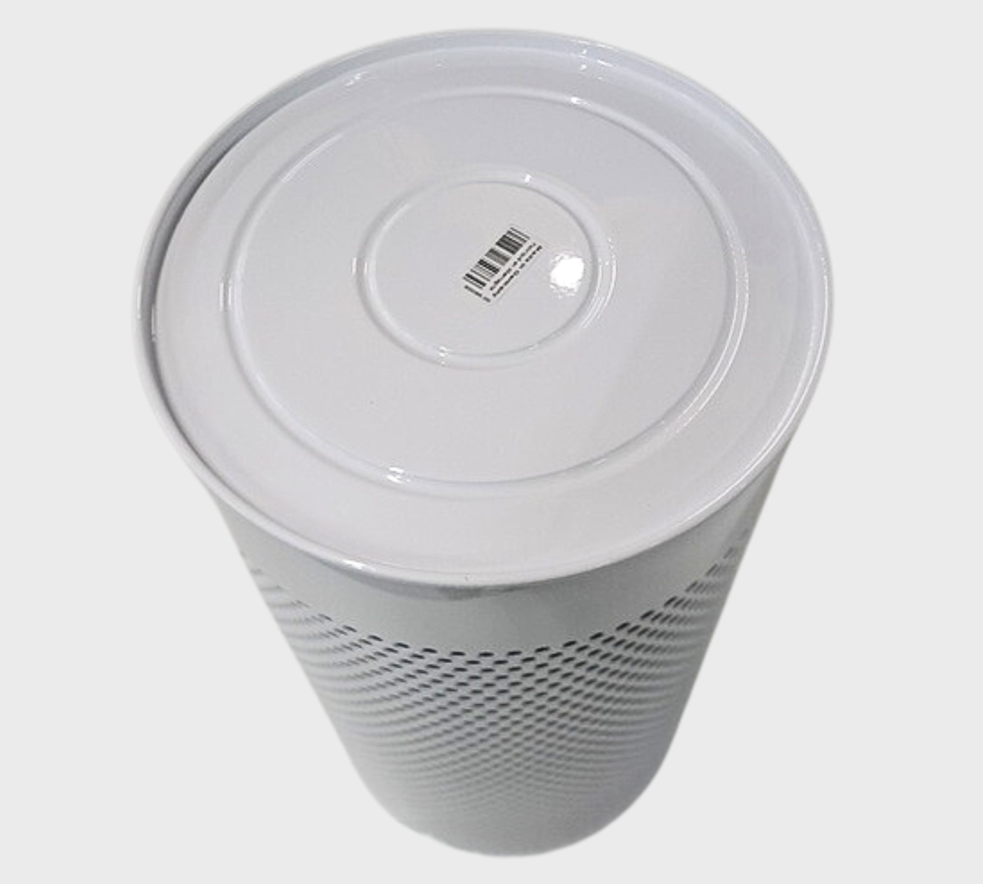 Schirmständer / Papierkorb Stahl Beschichtet Weiß 65086