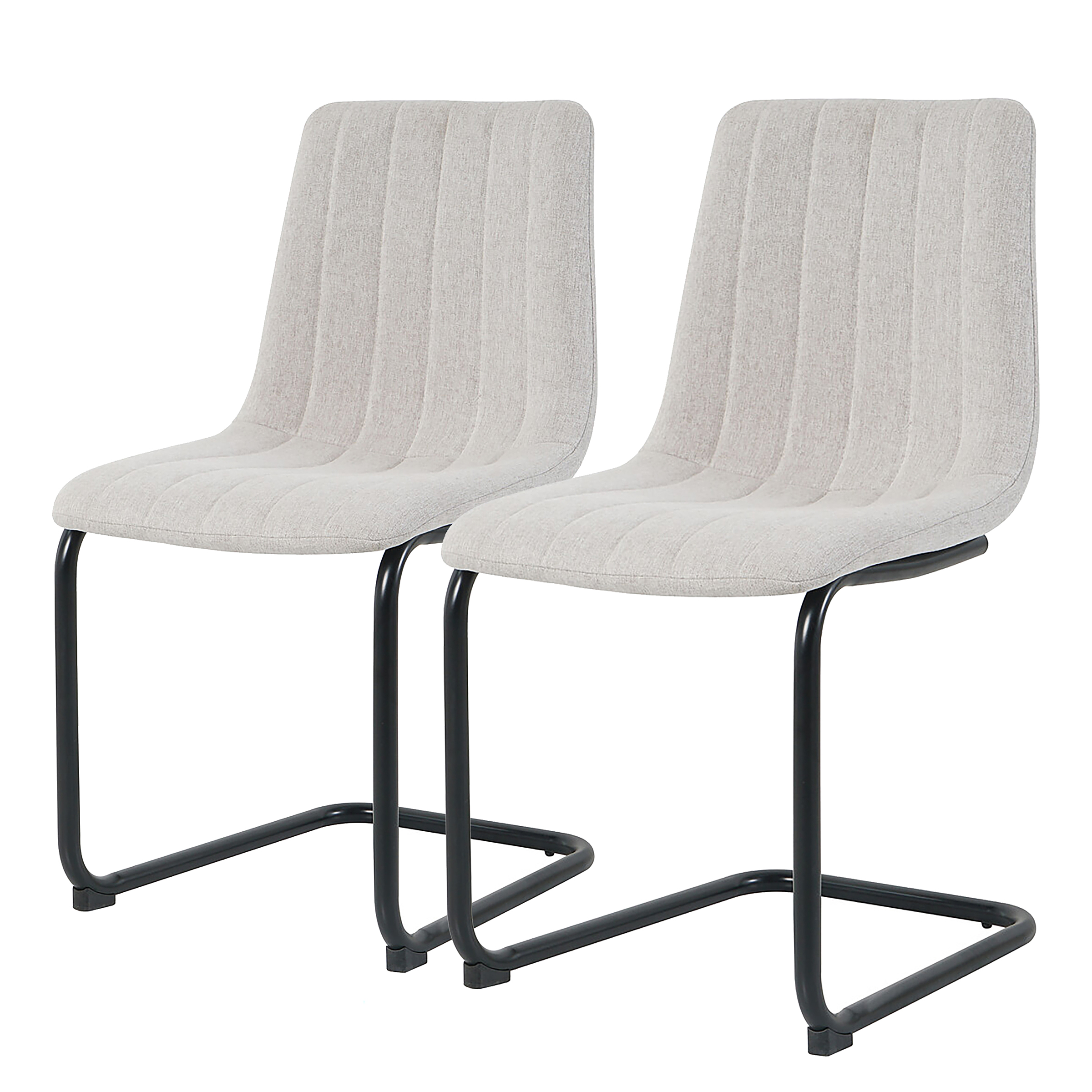 Freischwinger Cemaru 2er Set Creme
