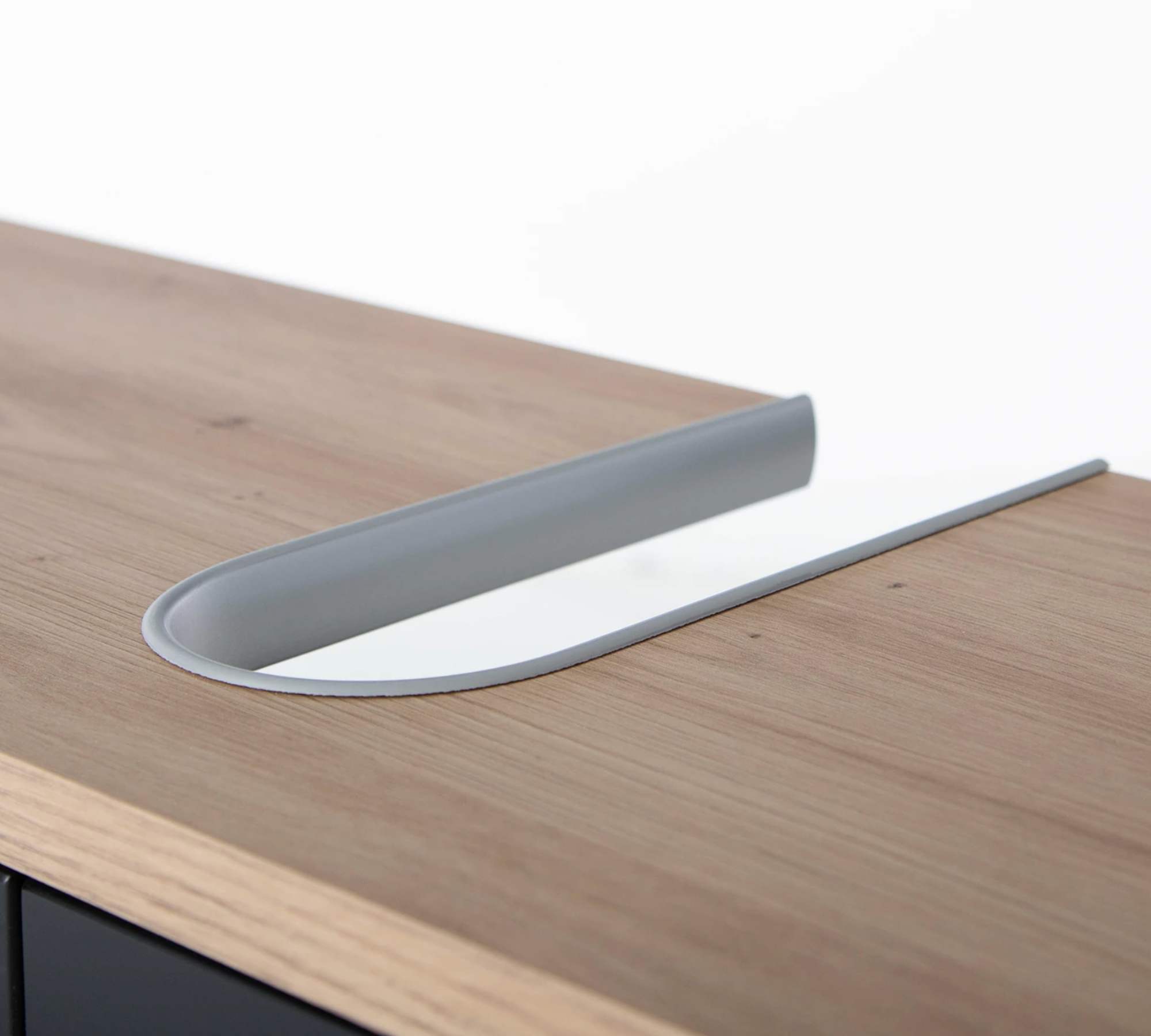 Washbasin cabinet wood black