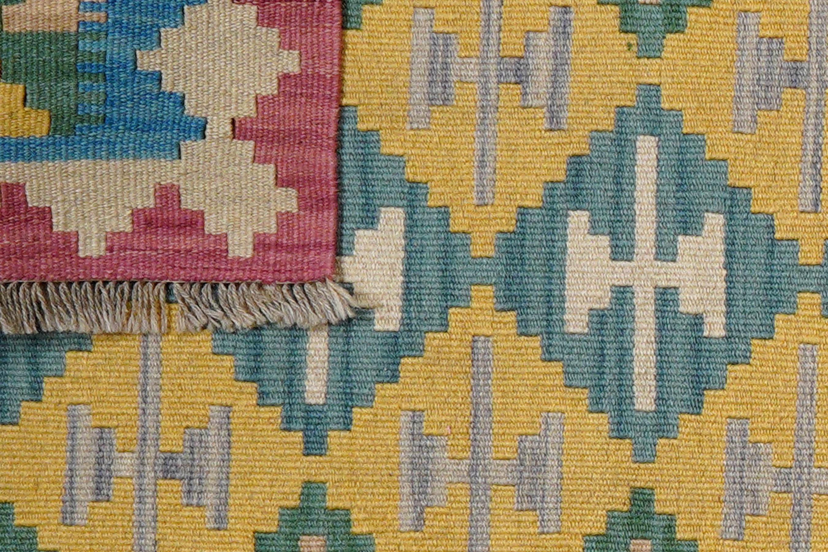 Kelim Gashgai Teppich Wolle Mehrfarbig