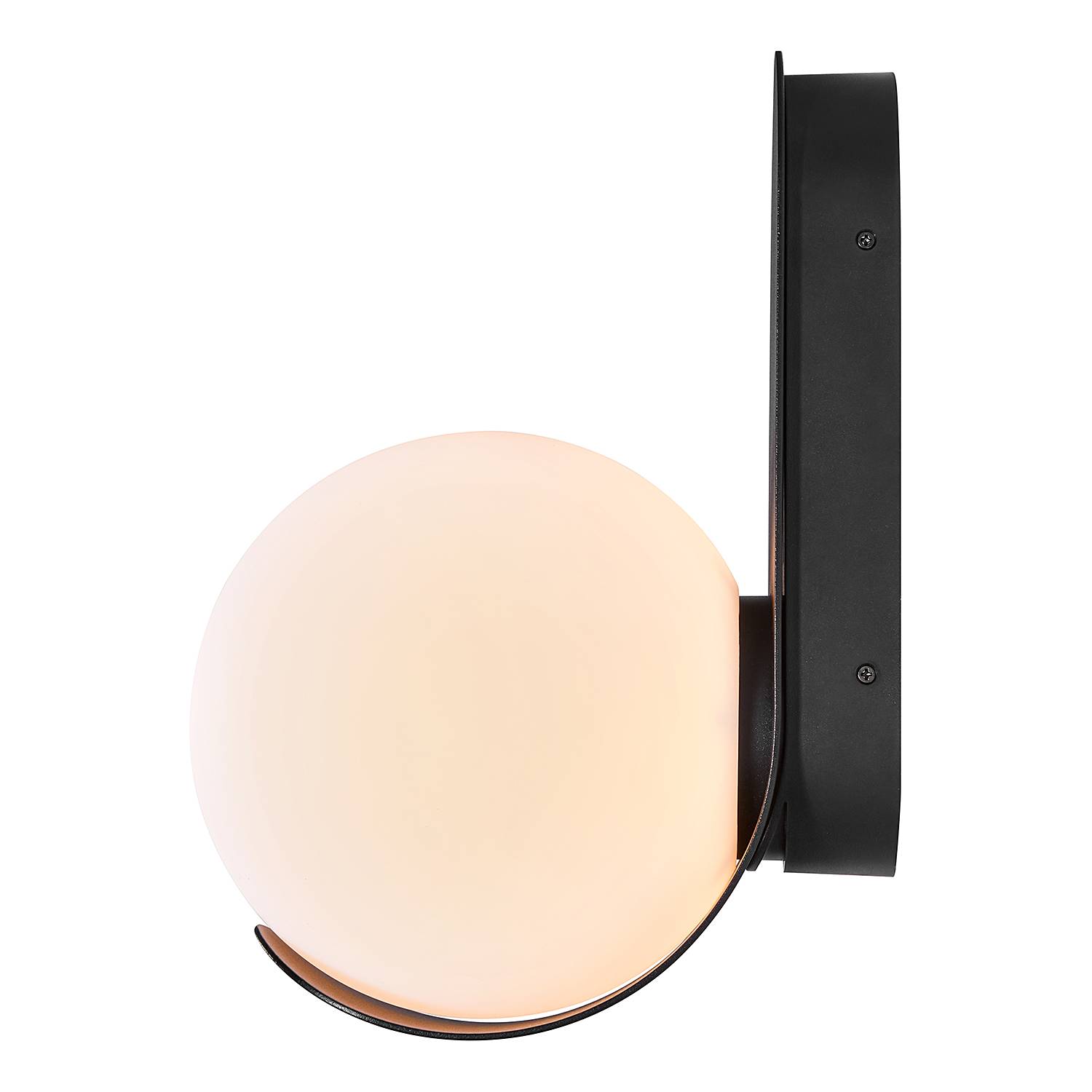 Wall lamp Dalius Plastic Black 1-light