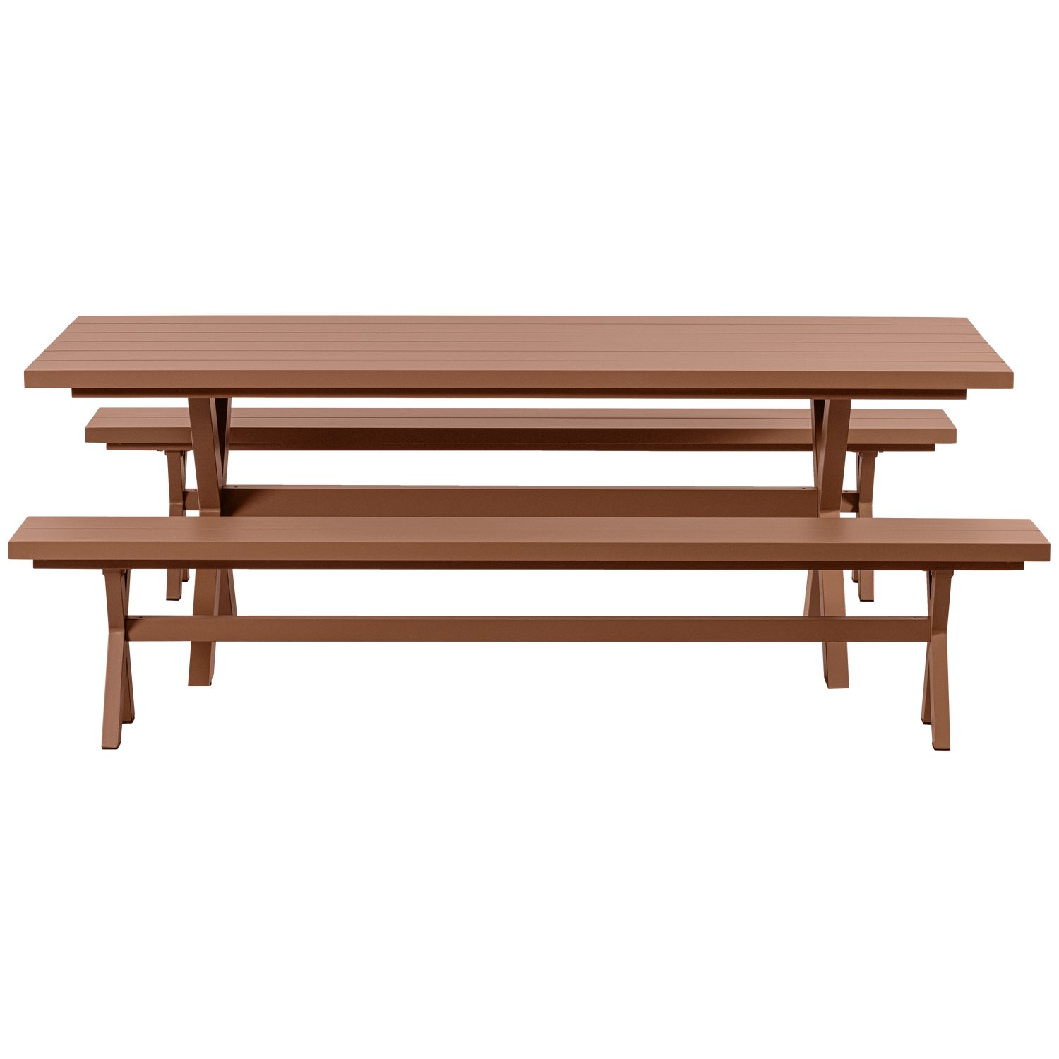 DELTA Picknicktisch Aluminium Terra