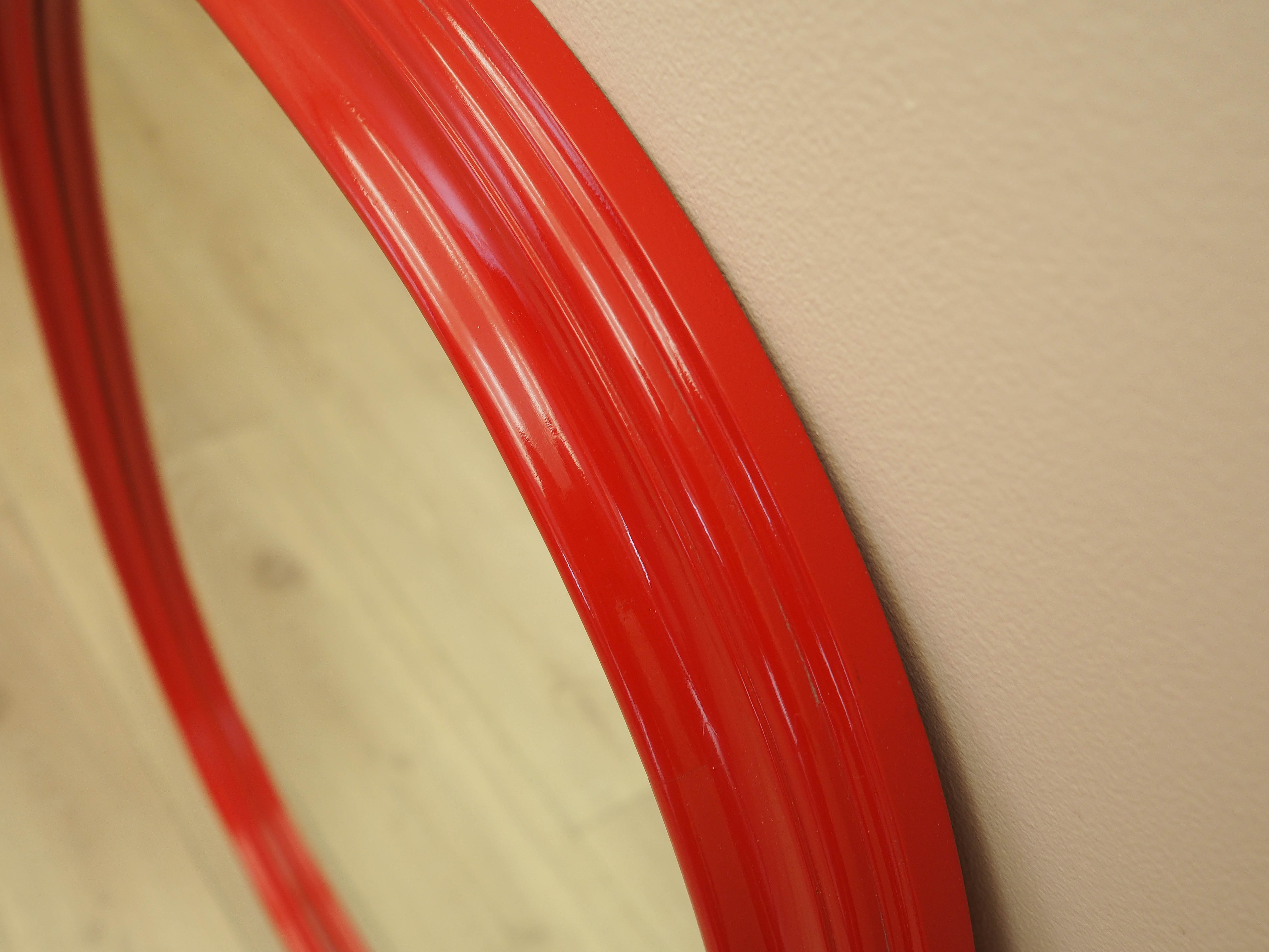 Mirror 1970s Red