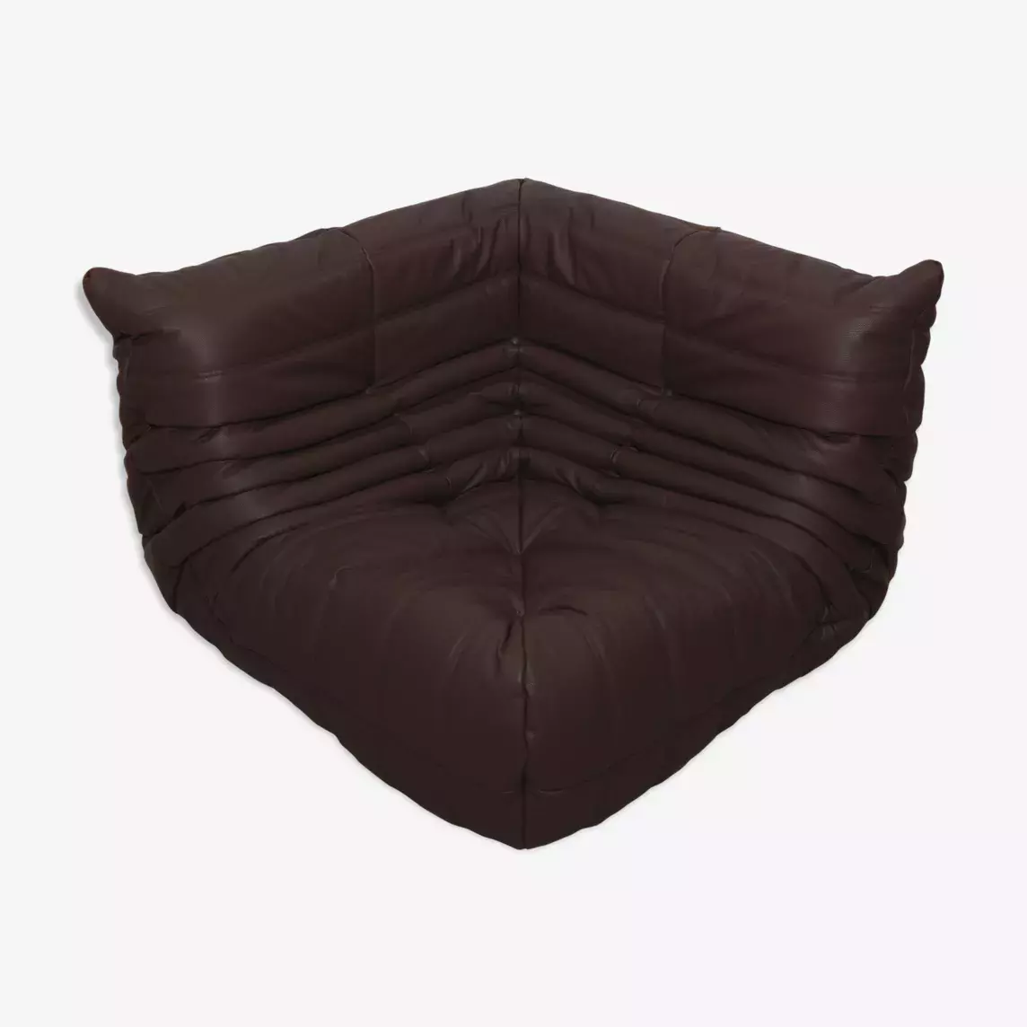 Togo Sofa 3-Sitzer, Ecksofa & Sessel Madras-Leder Braun