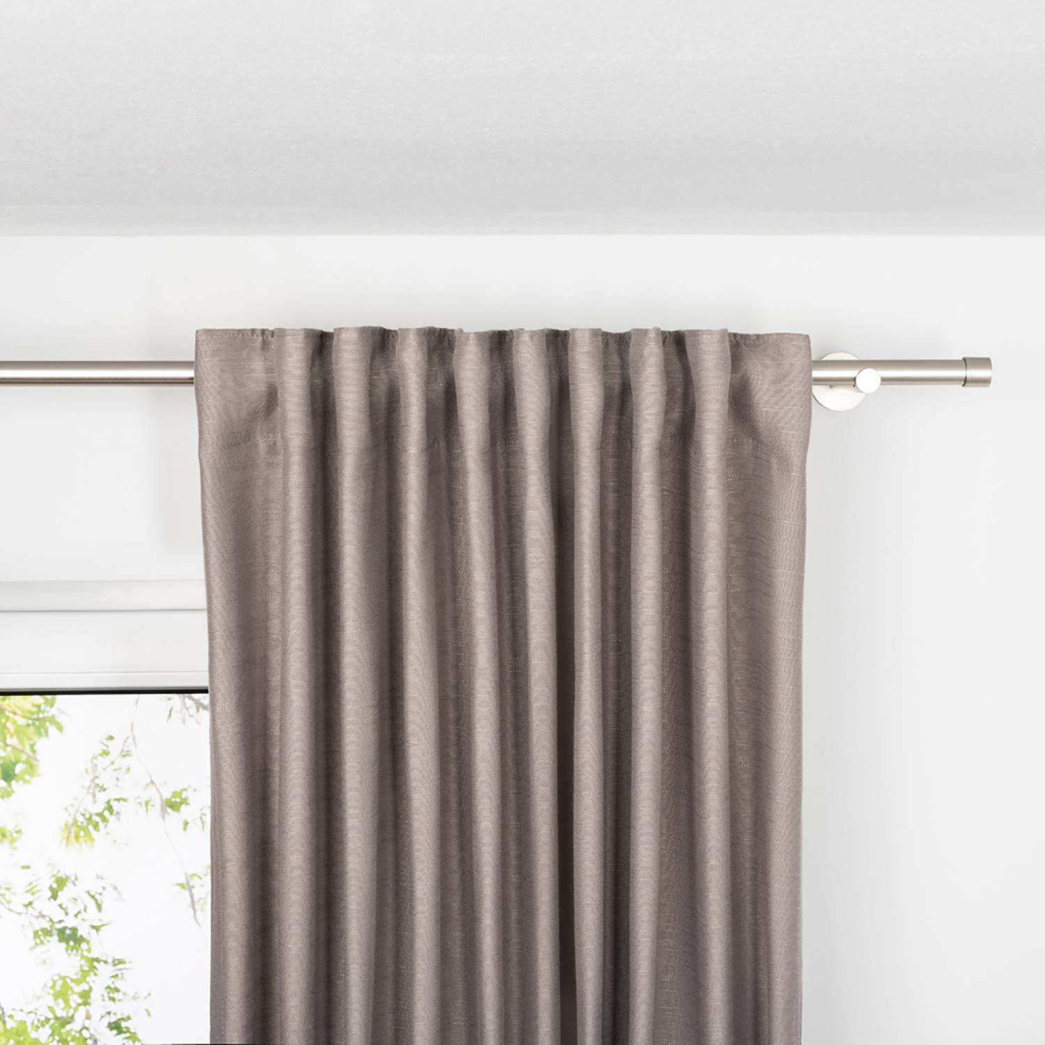 Schlaufenschal Balance Polyester Taupe 135 x 245 cm