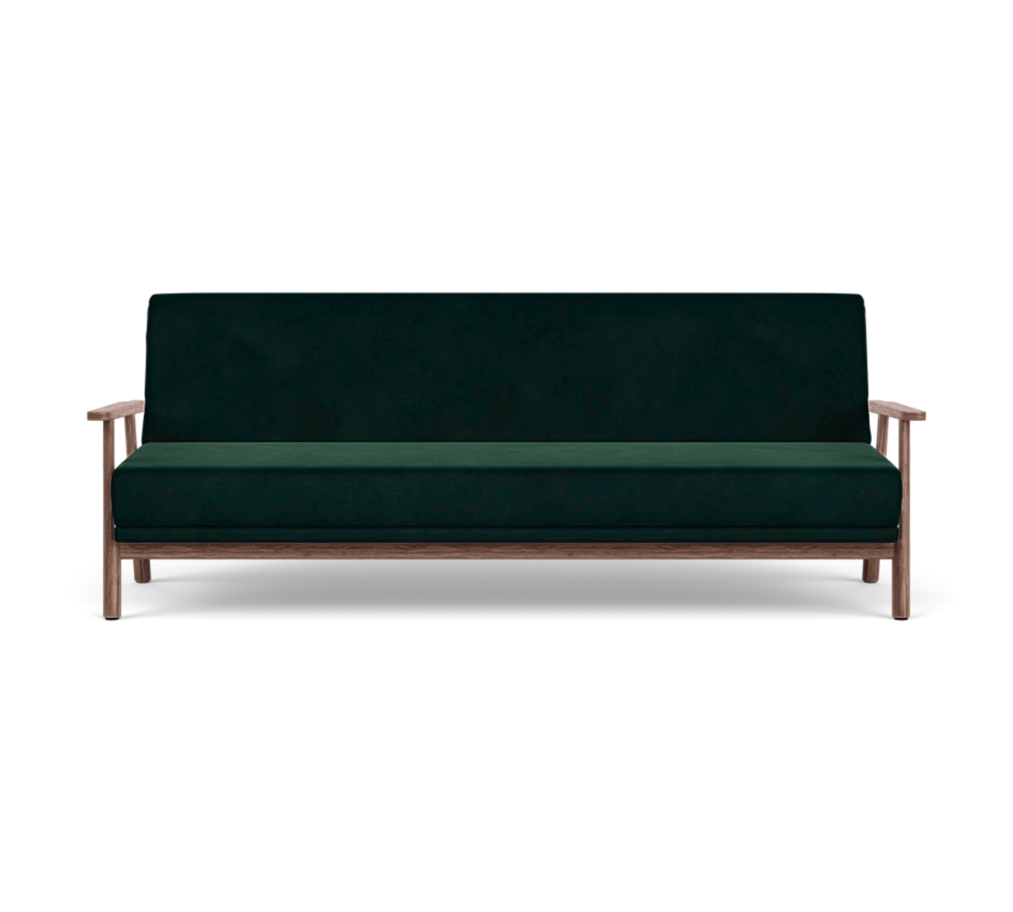 Archie Schlafsofa Velour Lux Dark Green