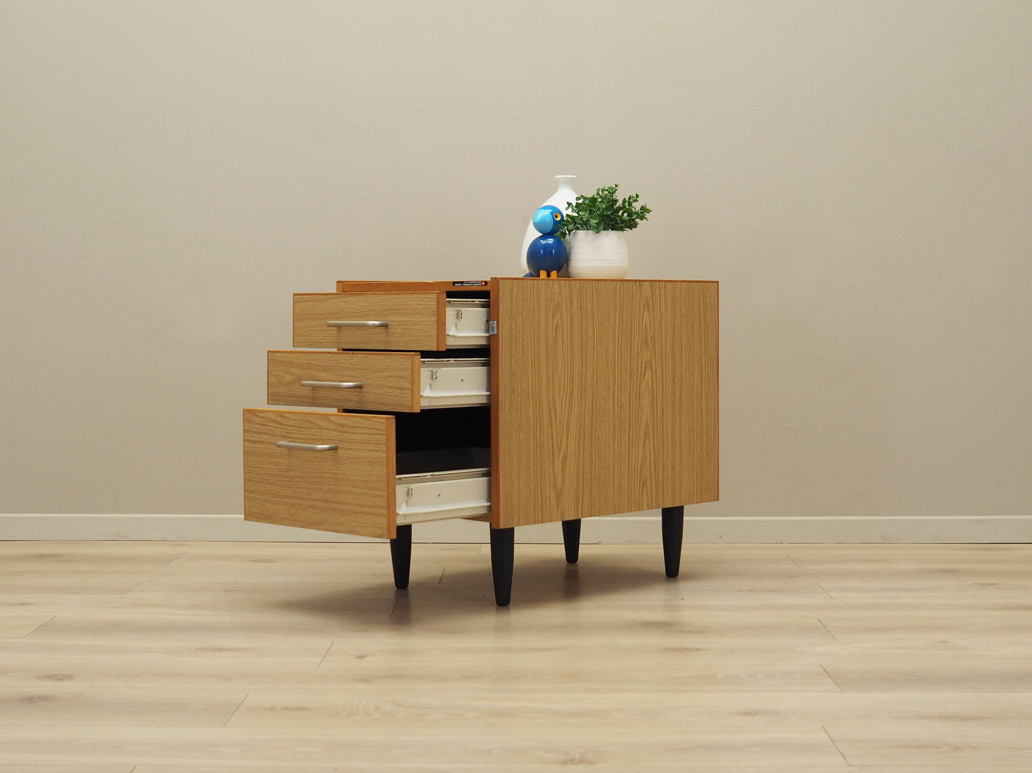 Vintage Chest of Drawers Wood Brown 1970s