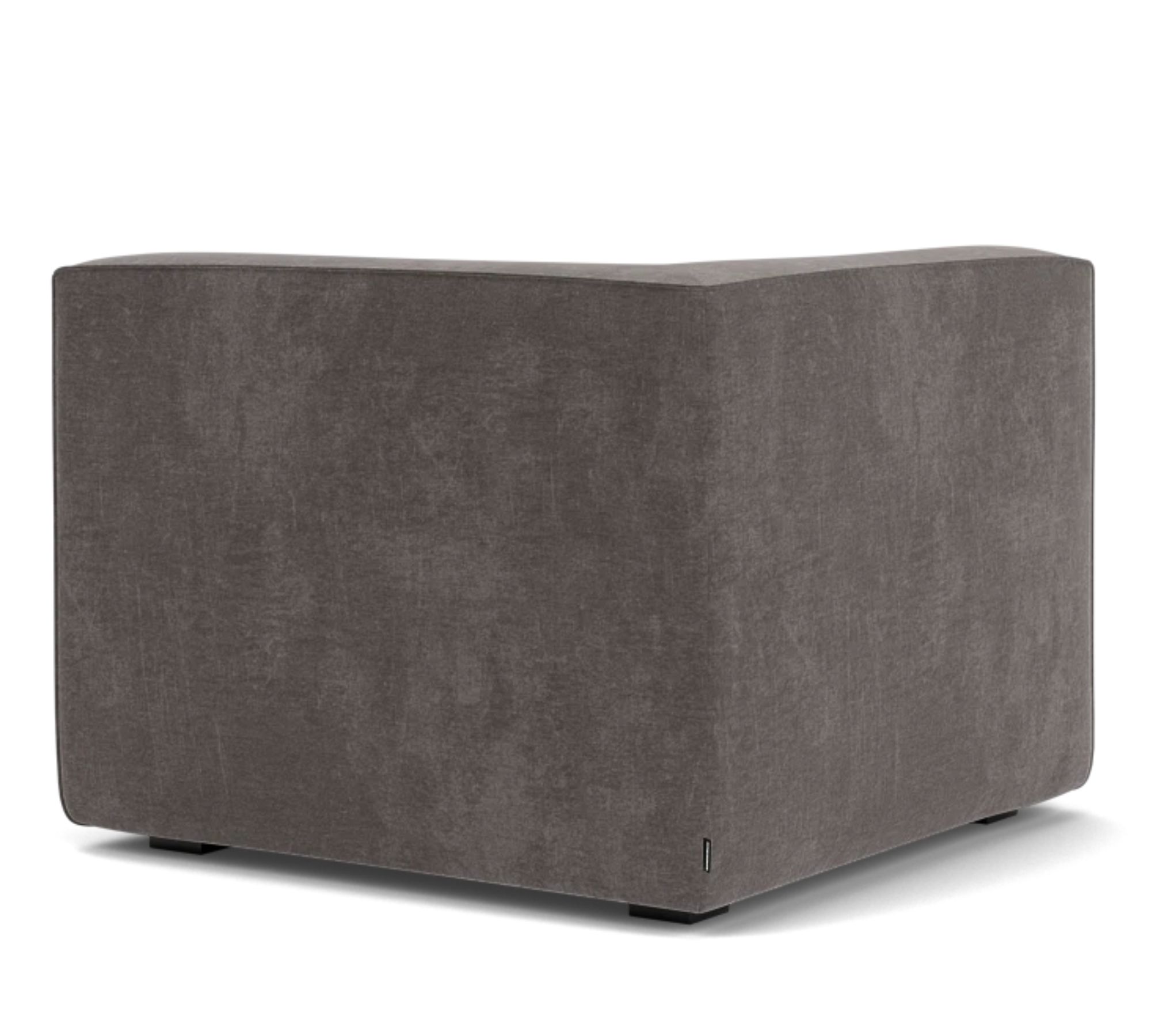 Dane 1-Sitzer Eckmodul Links Danny Steel Grey