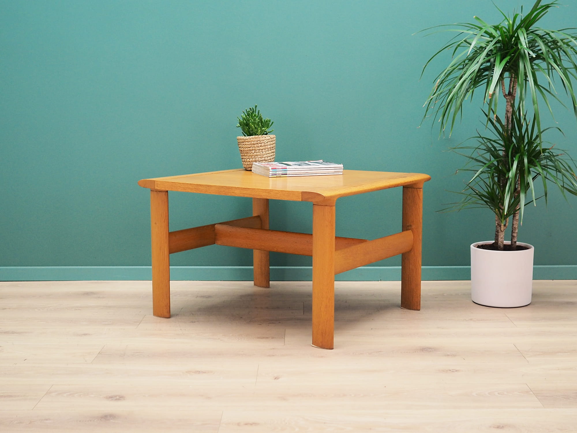 Vintage Coffee Table Wood Brown 1960s