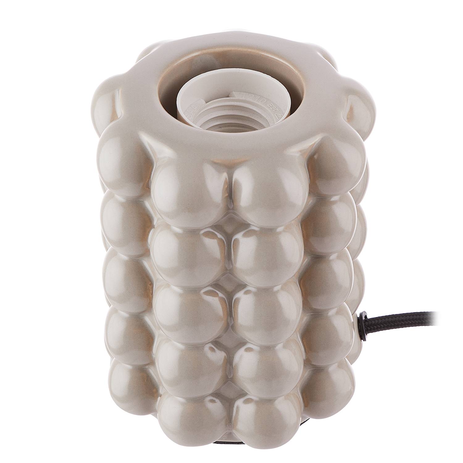 STILO Tischleuchte Keramik Taupe