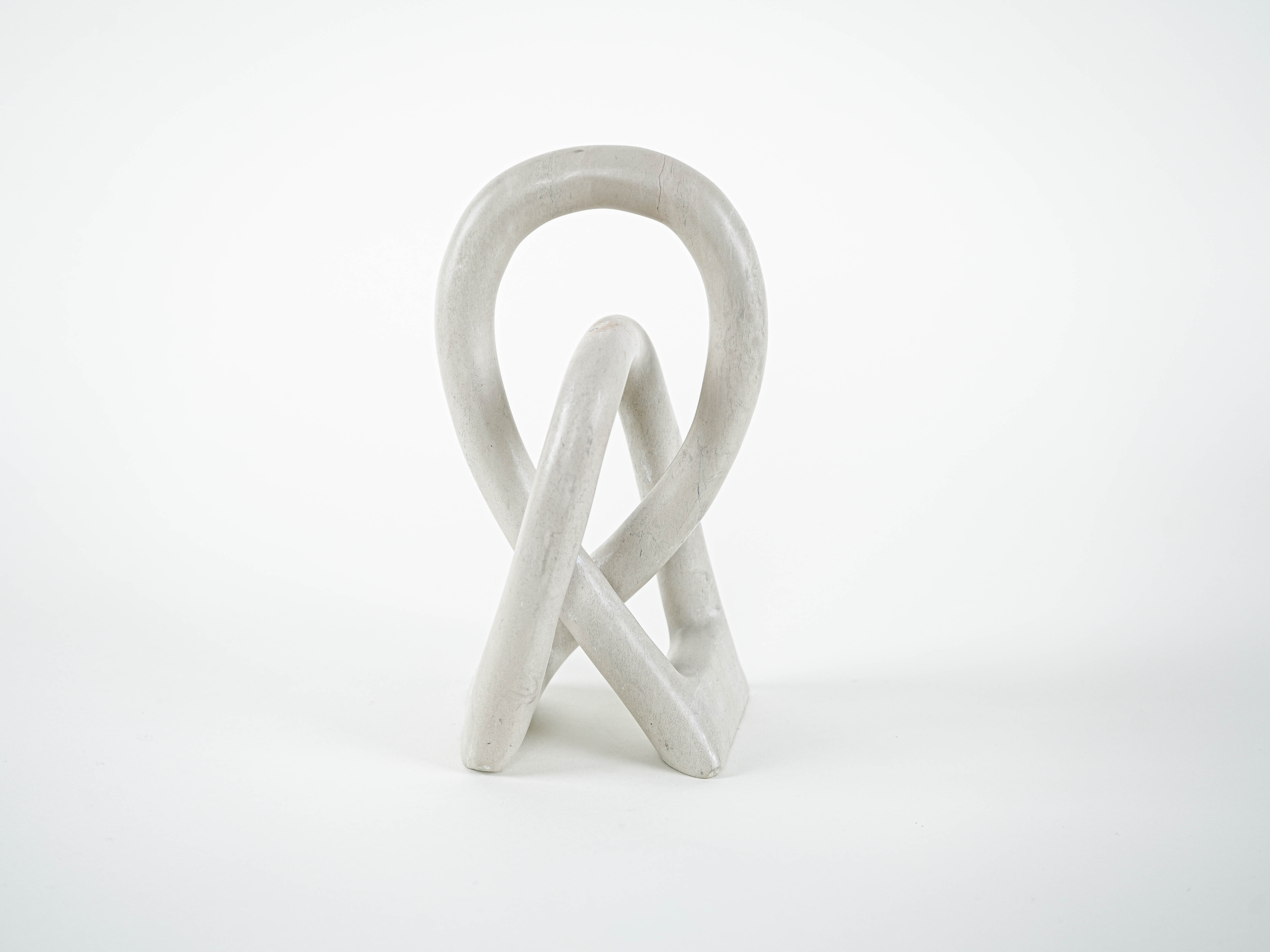 Sculpture Abstract White 1980s