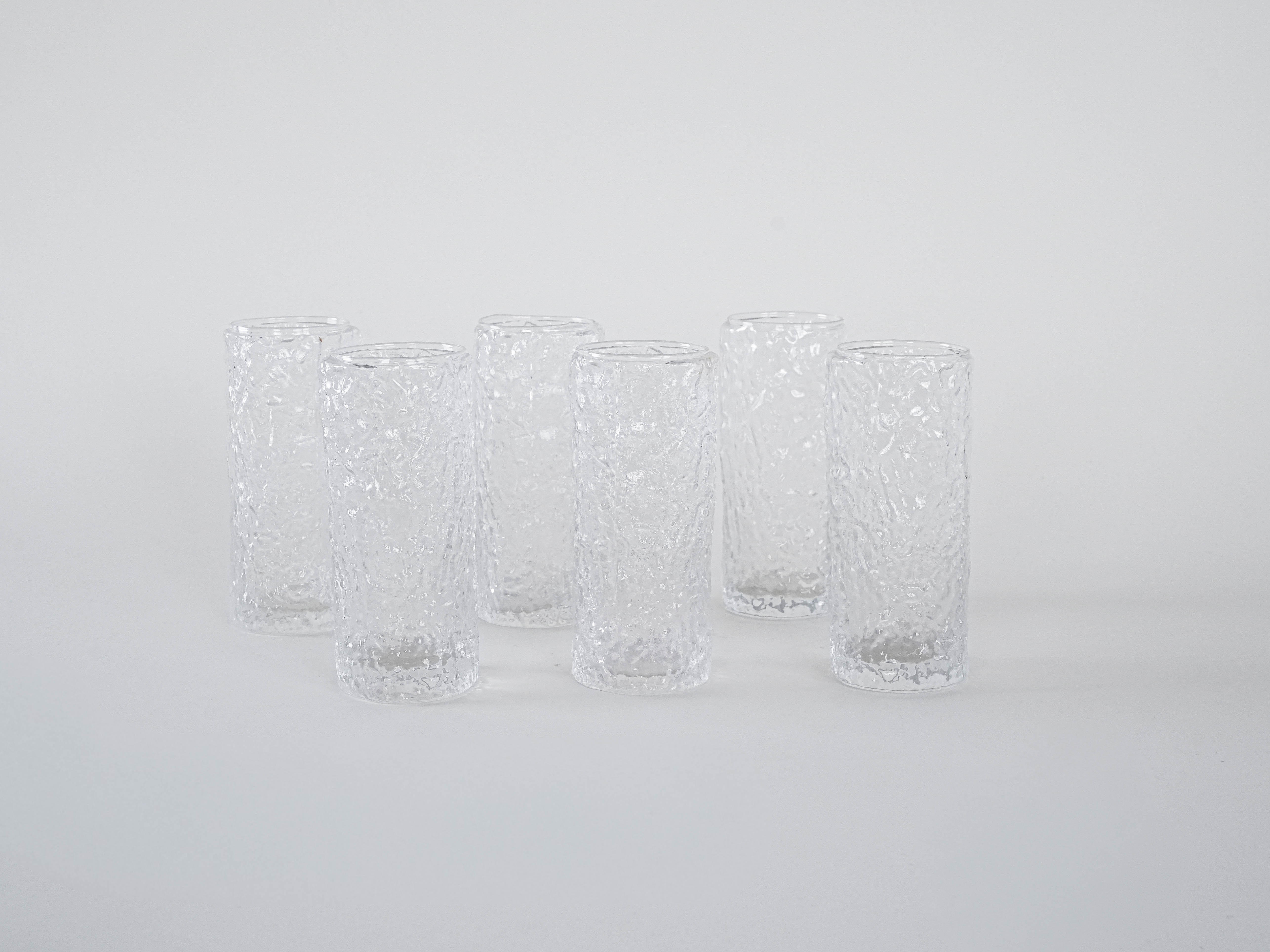 Glasses set of 6 1970s