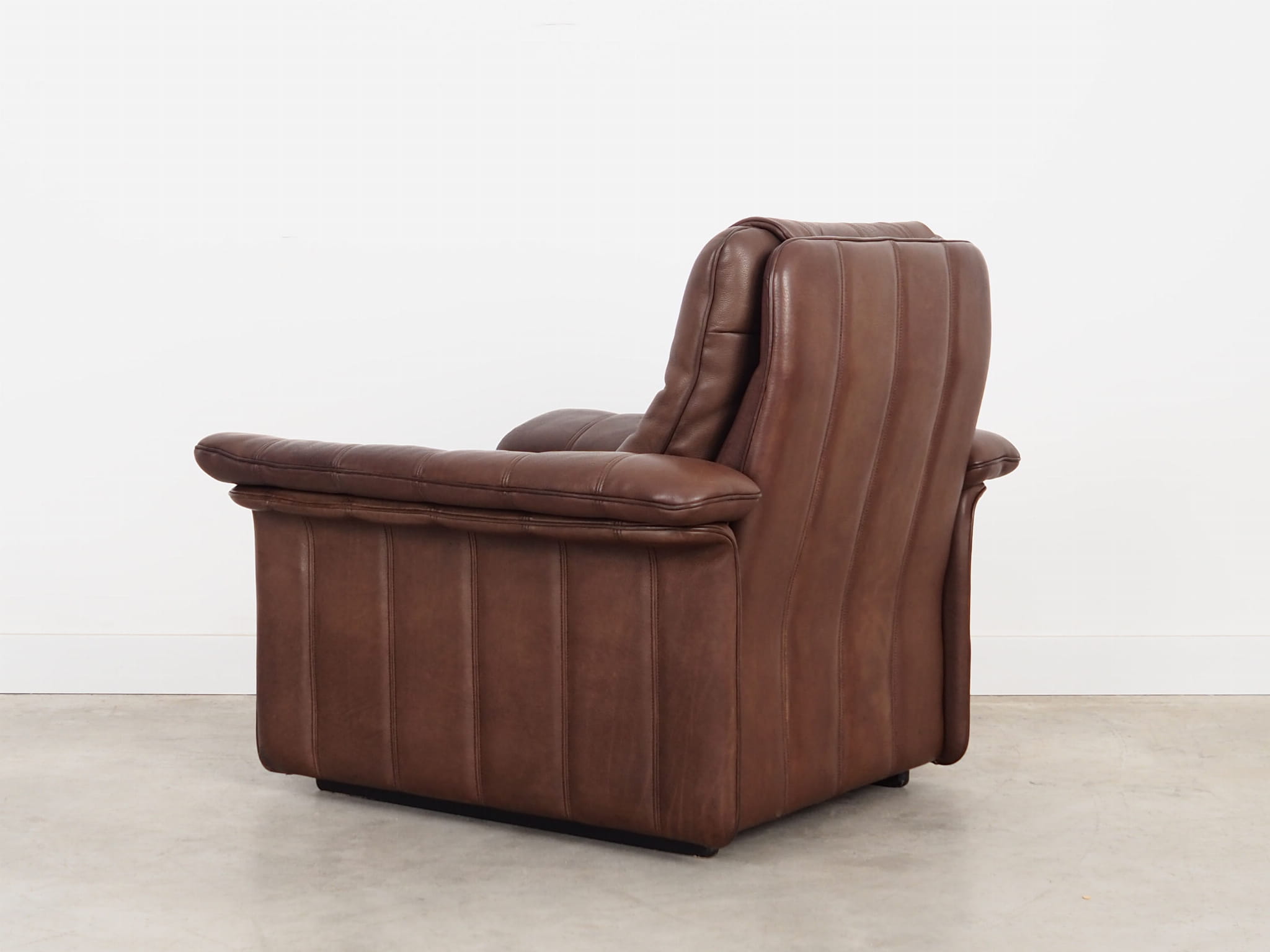 Armchair Leather Brown 1970s