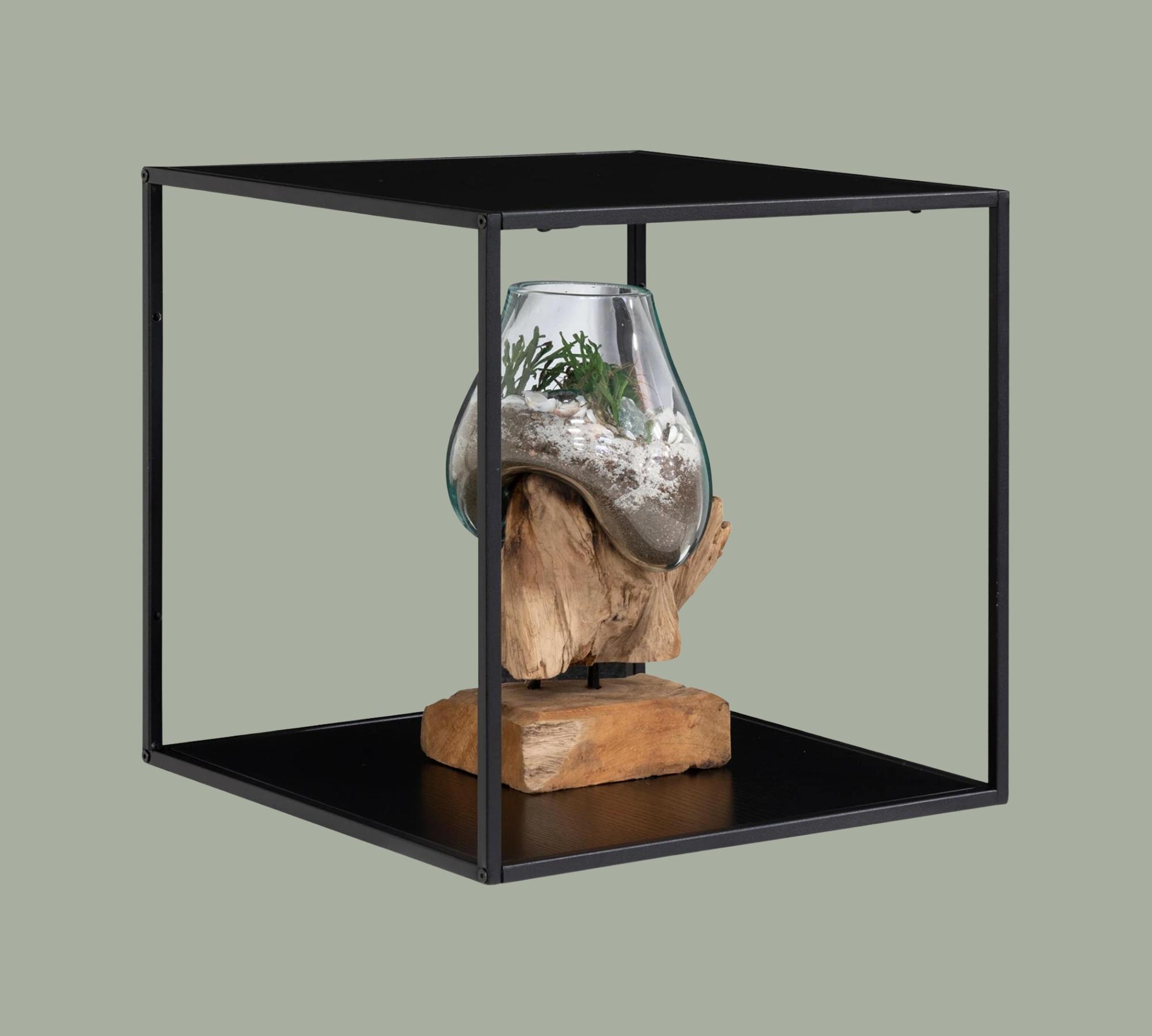 Wall shelf metal black