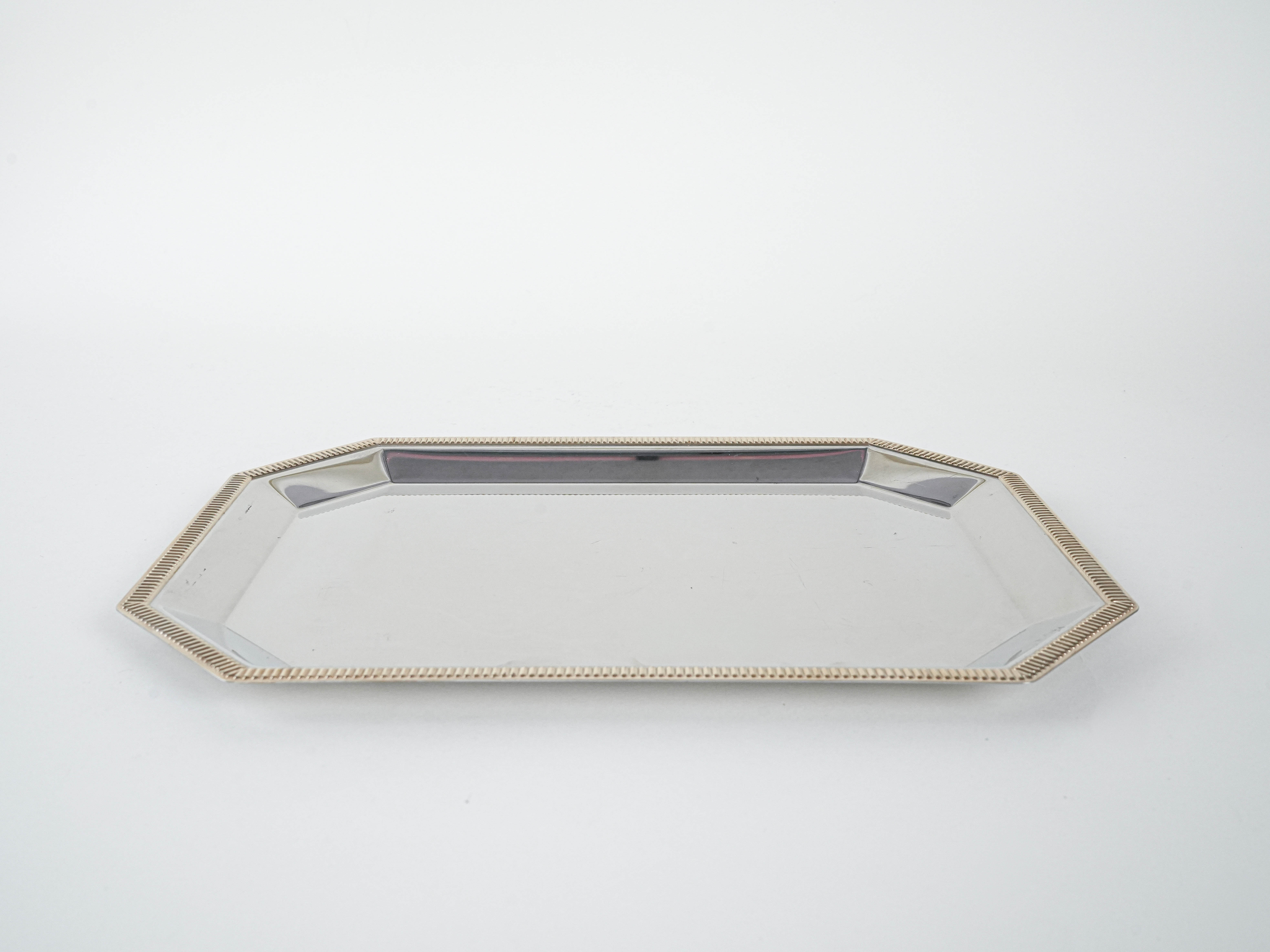Tray Stainless Steel Silver