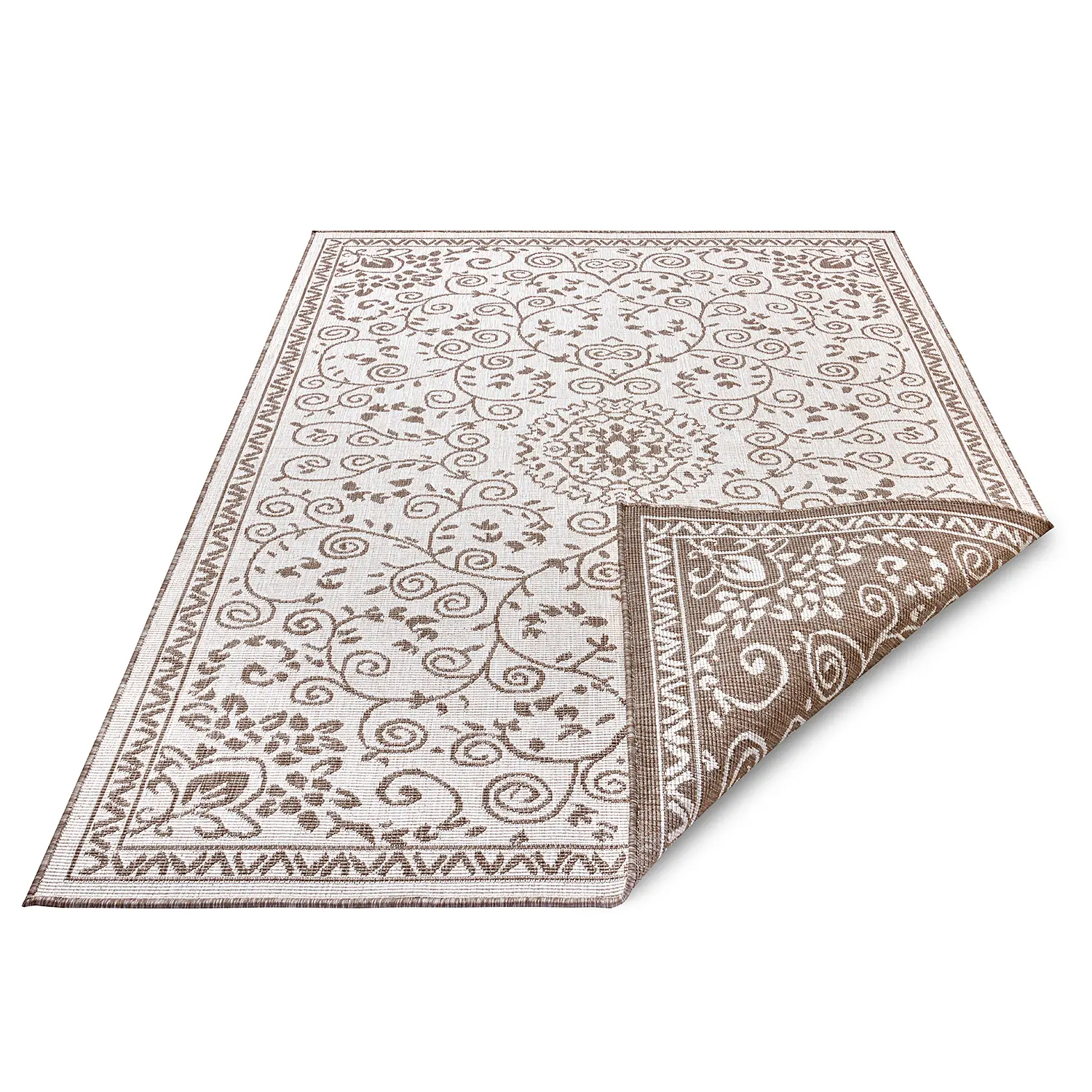 Leyte Outdoor-Teppich Beige Braun