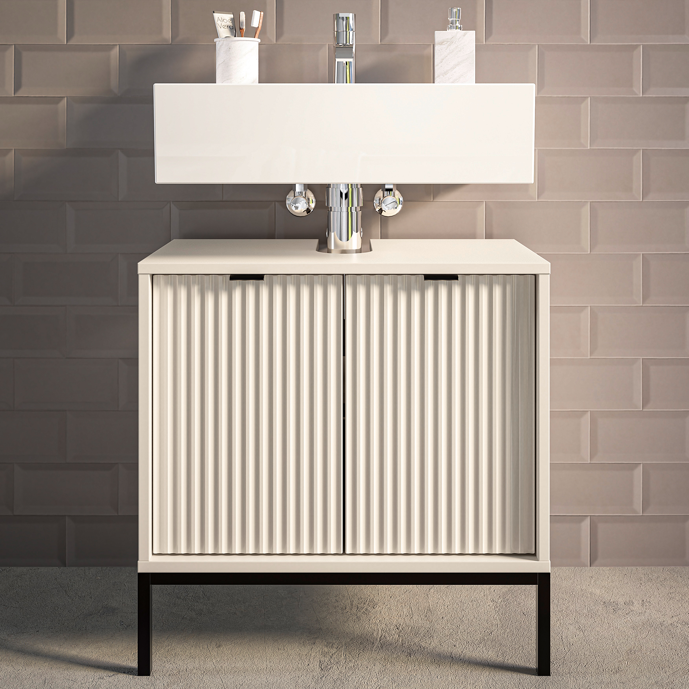 Juvara Waschbeckenunterschrank Kaschmir